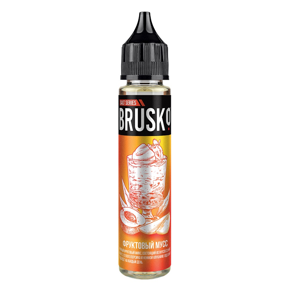 Жидкость - Brusko - Salt 20 - Фруктовый мусс - 30 ml