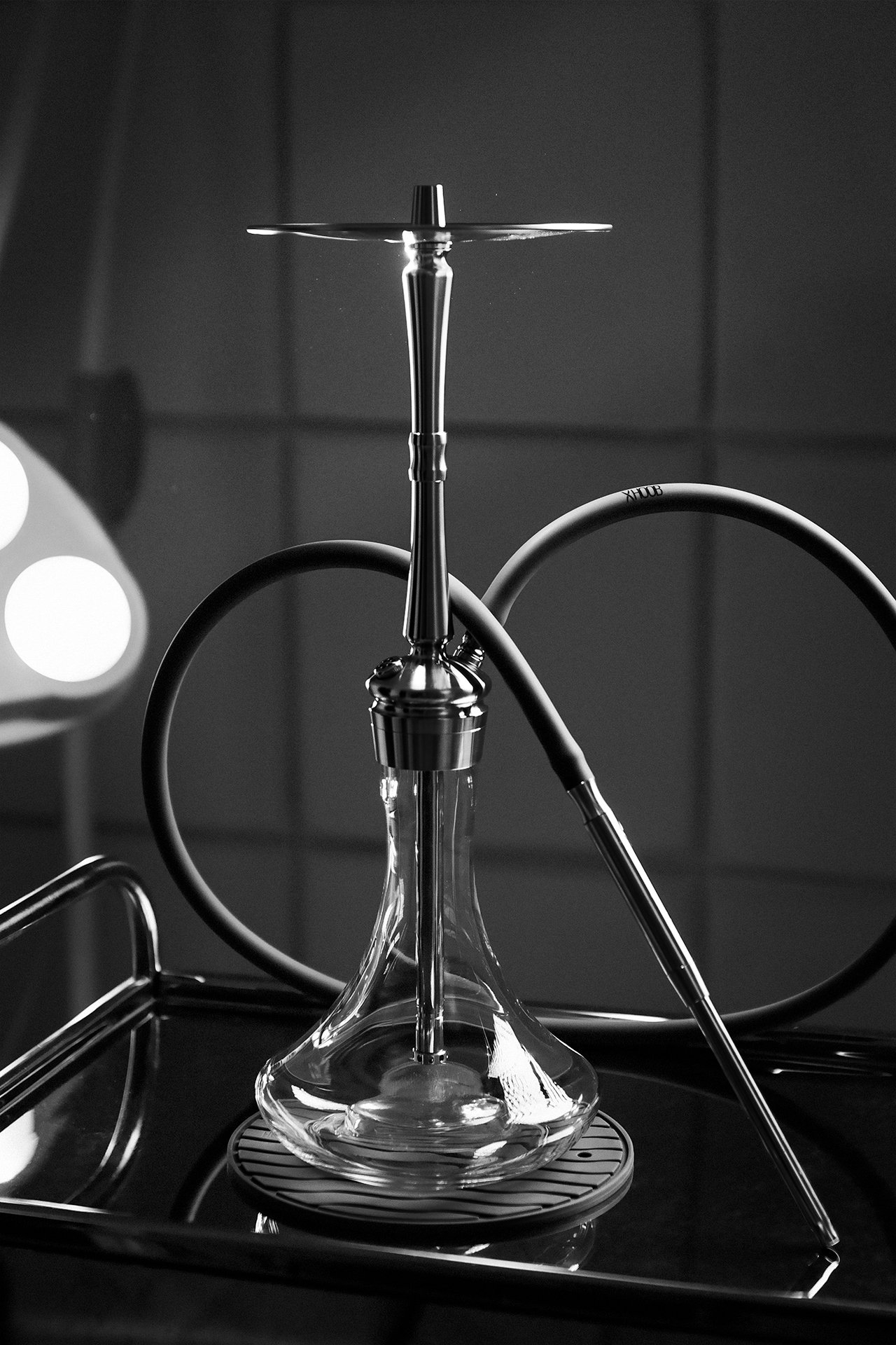 Кальян - Hoob - Go Pro - Stainless Steel - ( быстросъёмное блюдце / без колбы )