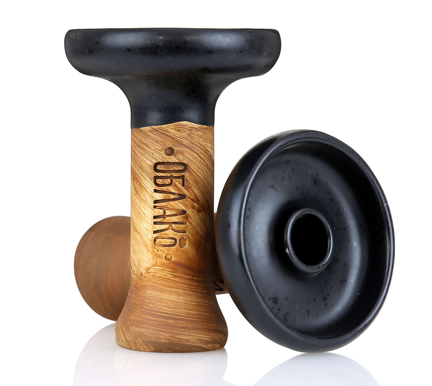 Чаша для кальяна - Облако - L - Phunnel Glaze - черный космос ( фанэл )