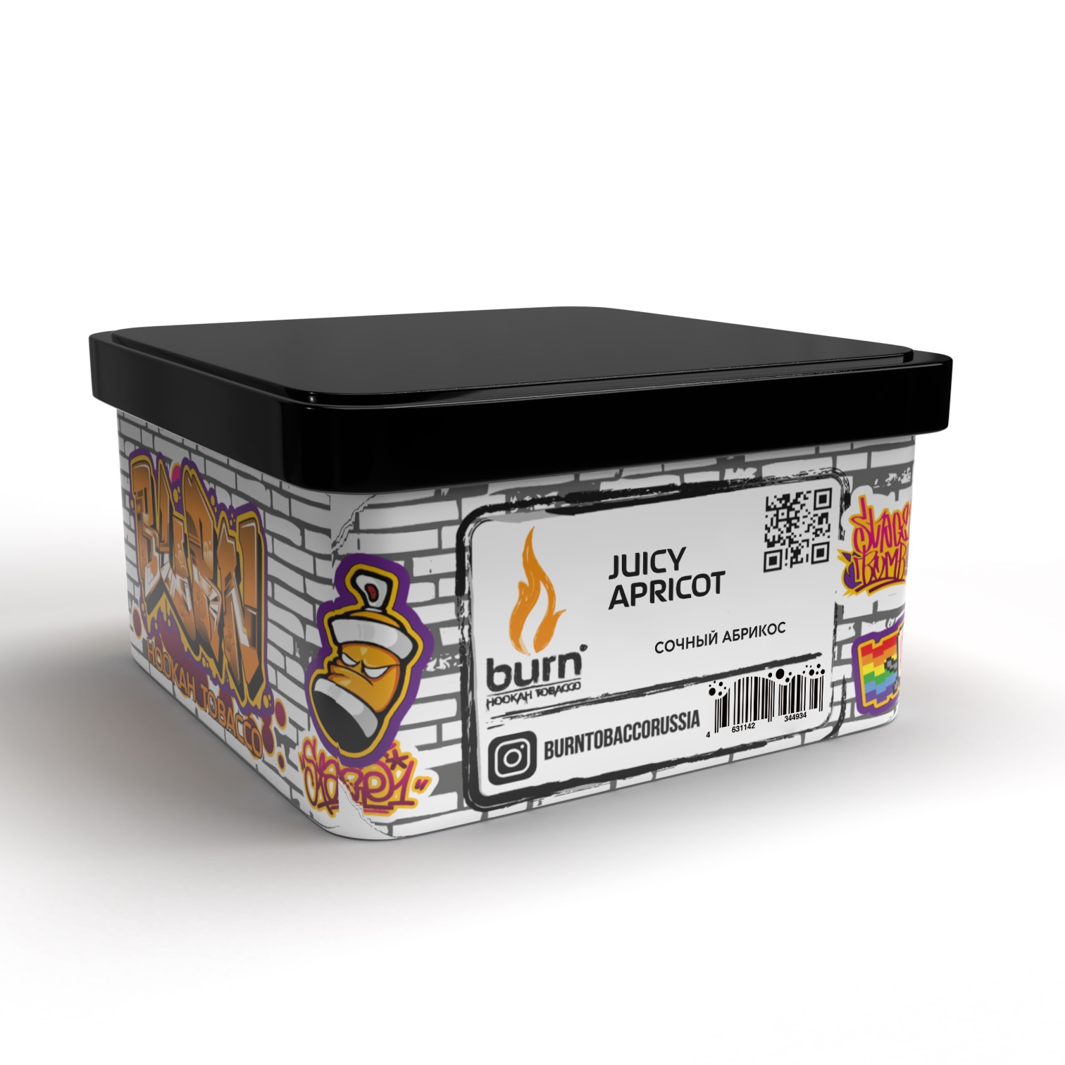 Табак для кальяна - Burn - JUICY APRICOT - ( с ароматом АБРИКОС ) - 200 г