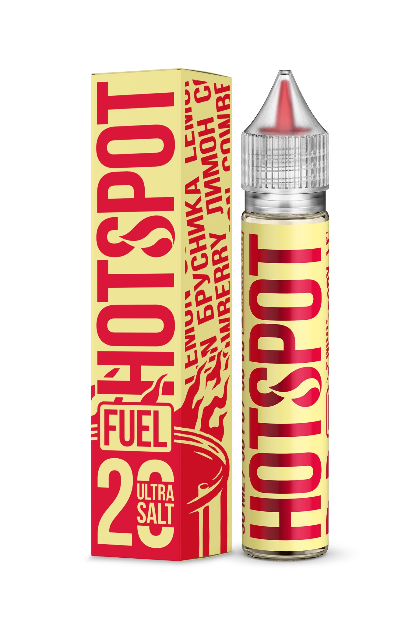 Жидкость - Hotspot Fuel - Ultra S - Cowberry Lemon - 30 ml