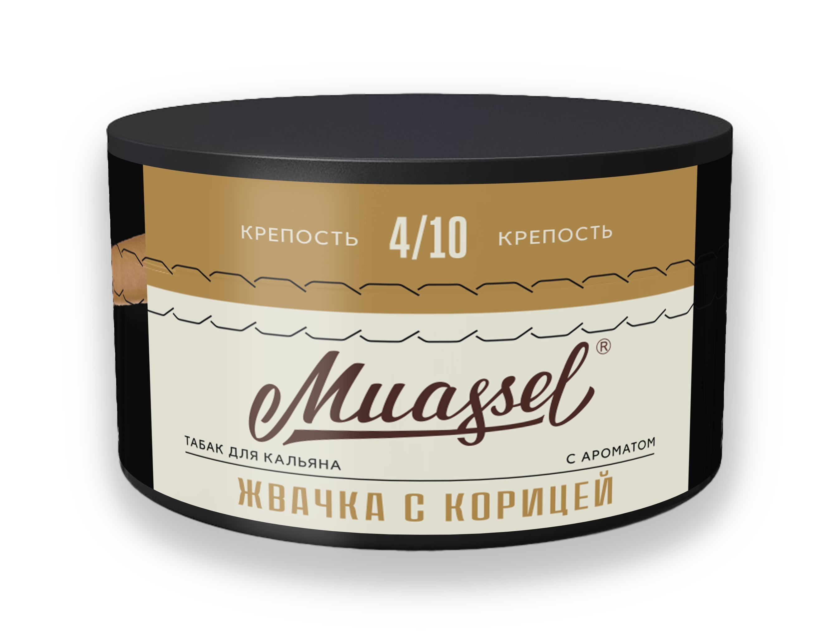 Табак для кальяна - Muassel Medium 4/10 - ЖВАЧКА С КОРИЦЕЙ ( с ароматом жвачка с корицей ) - 200 г