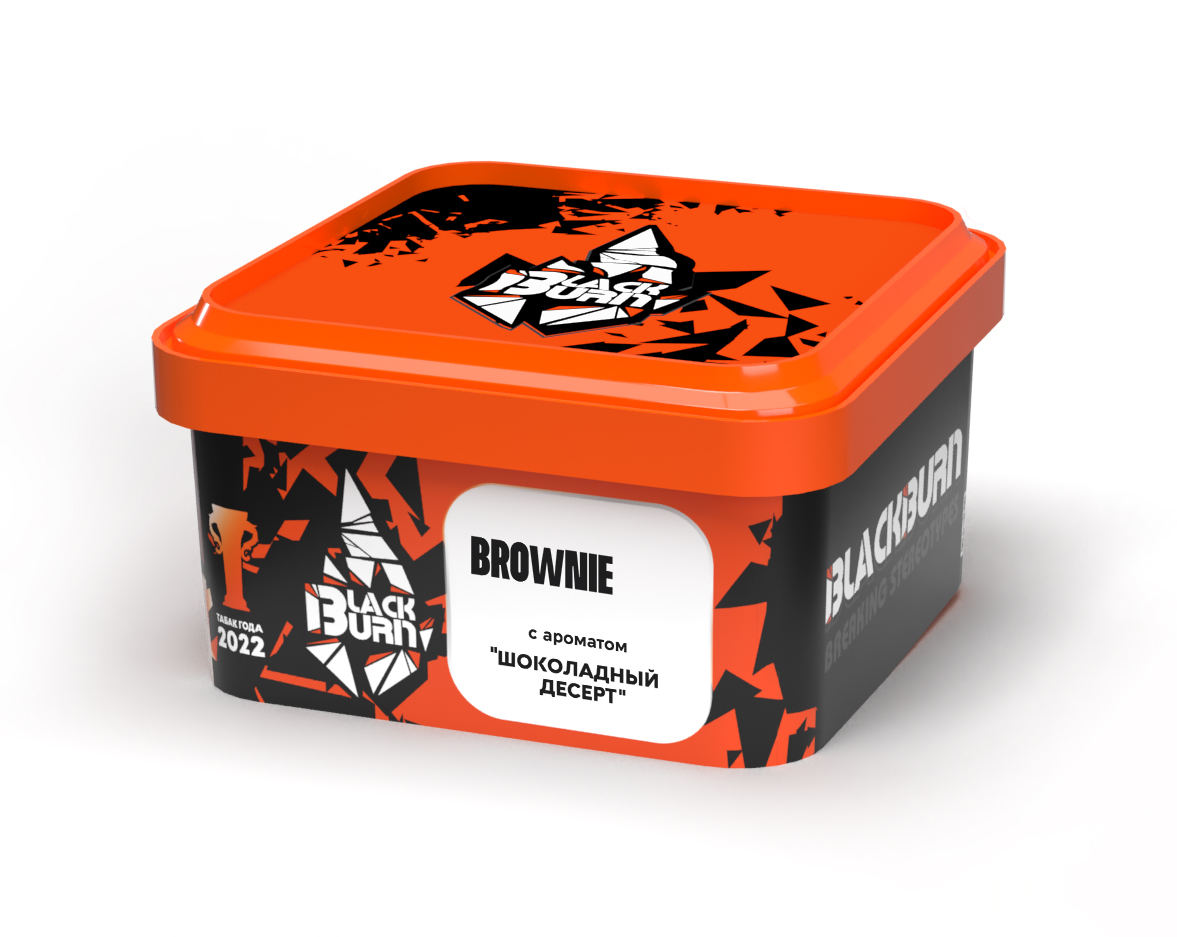 Табак для кальяна - BlackBurn - BROWNIE - ( с ароматом брауни ) - 200 г