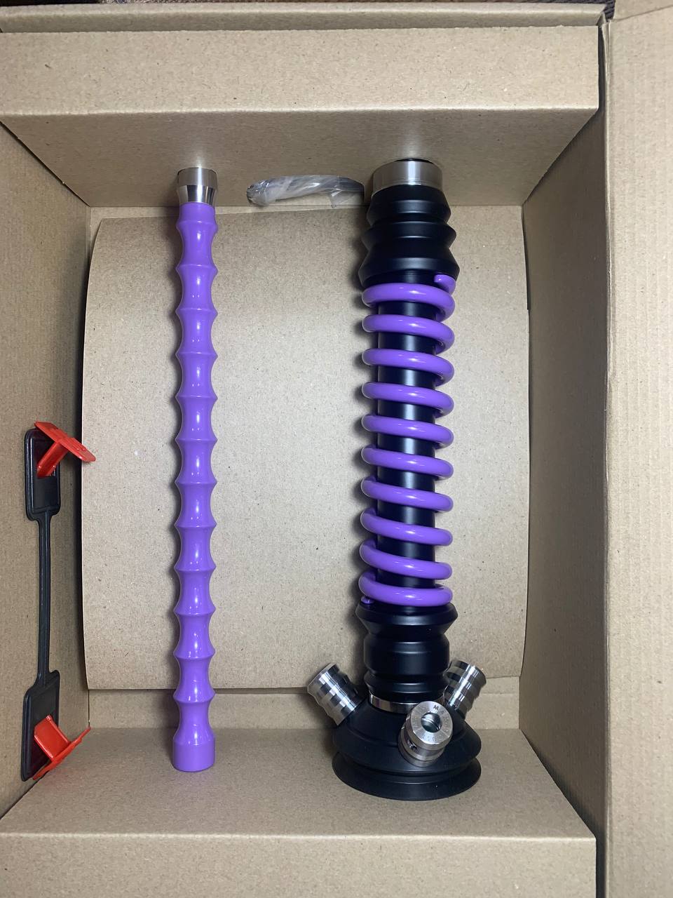 Кальян - Mamay - Coilovers Mini - ( Черная шахта - сиреневая спираль )