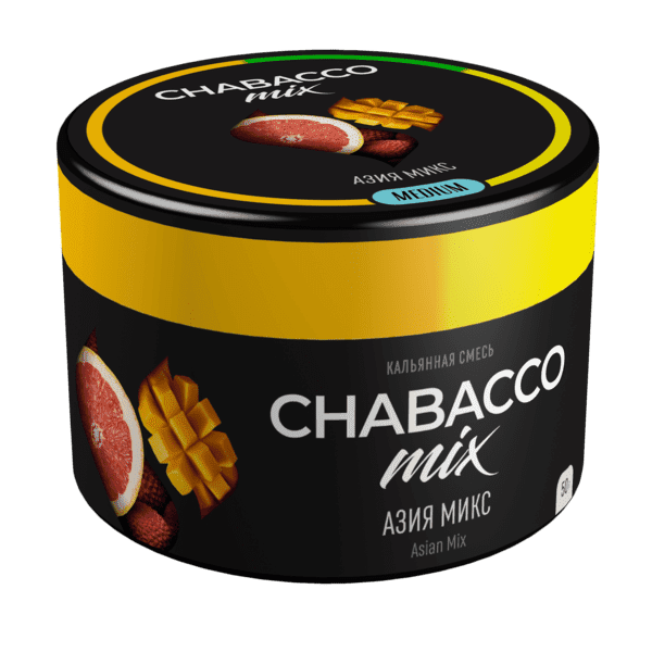 Бестабачная смесь для кальяна - Chabacco Medium - Asian Mix ( с ароматом азия микс ) - 50 г