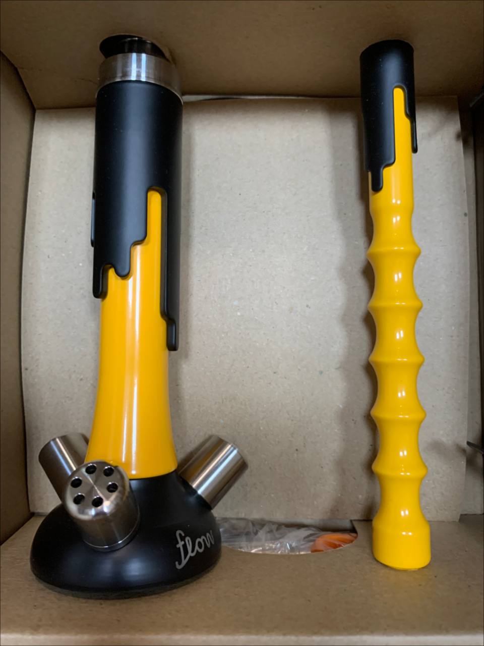 Кальян - Mamay - Flow - ( Желтый - Черный ) - 4.14