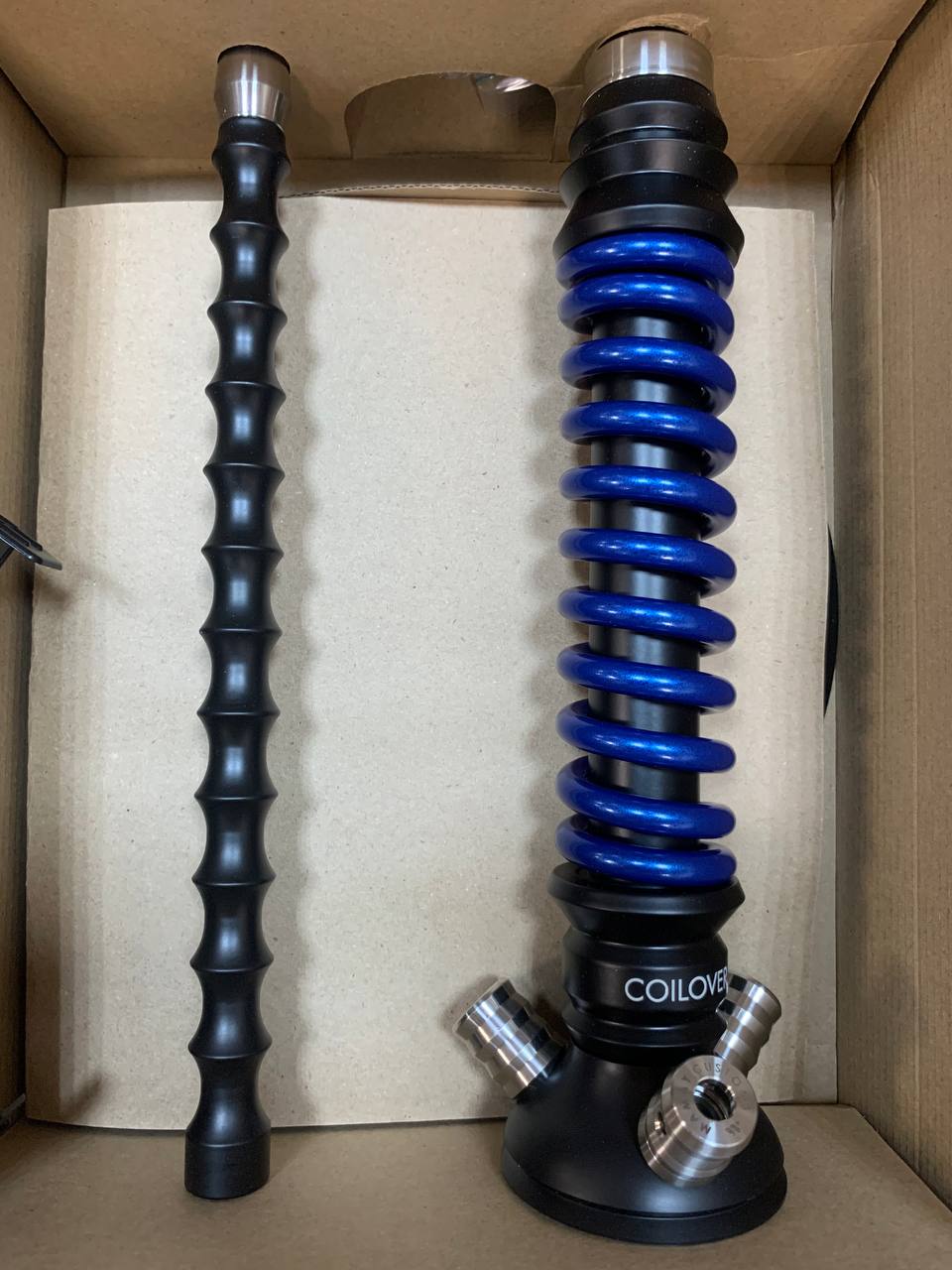 Кальян - Mamay - Coilovers Mini - ( Черная шахта - синяя спираль ) 2.21