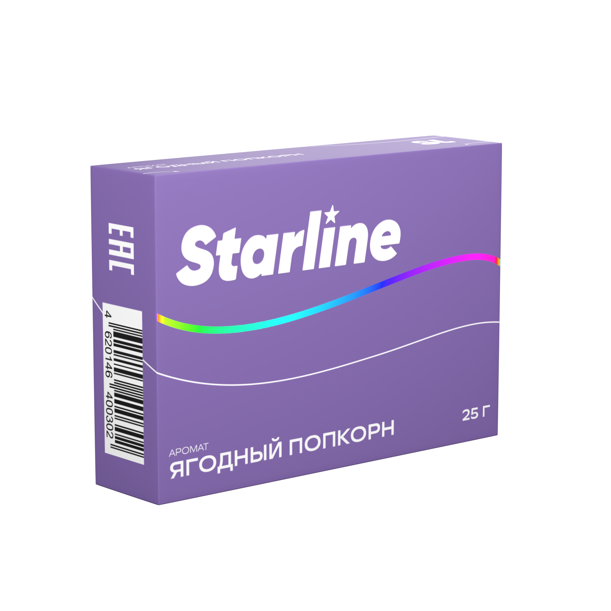 Табак для кальяна - Starline - Ягодный Попкорн ( с ароматом ягодного попкорна ) - 25 г