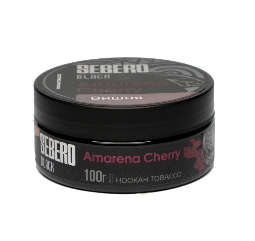 Табак для кальяна - Sebero black - Amarena Cherry ( с ароматом вишня ) - 100 г