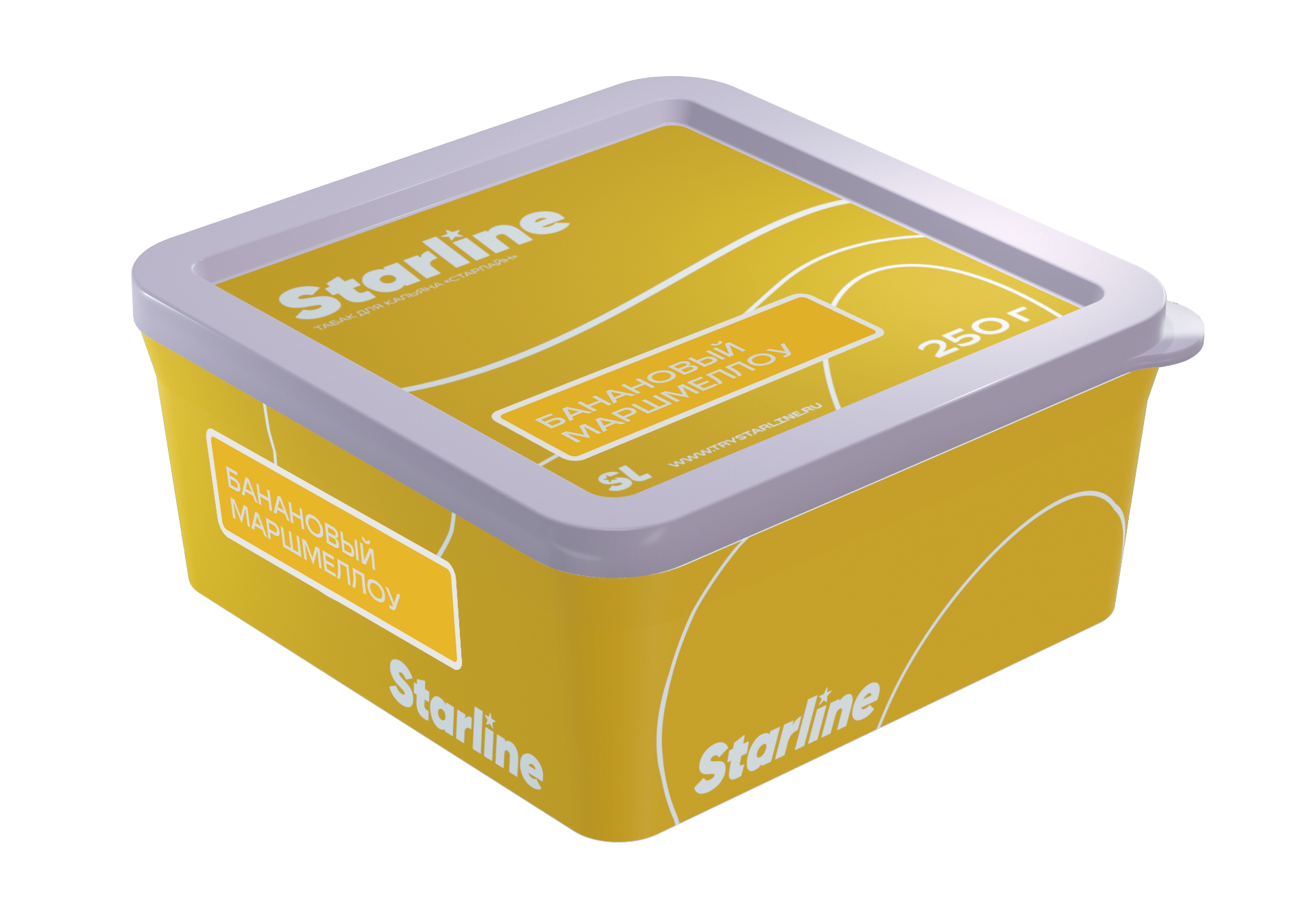 Табак для кальяна - Starline - БАНАНОВЫЙ МАРШМЕЛЛОУ ( с ароматом бананового маршмеллоу ) - 250 г