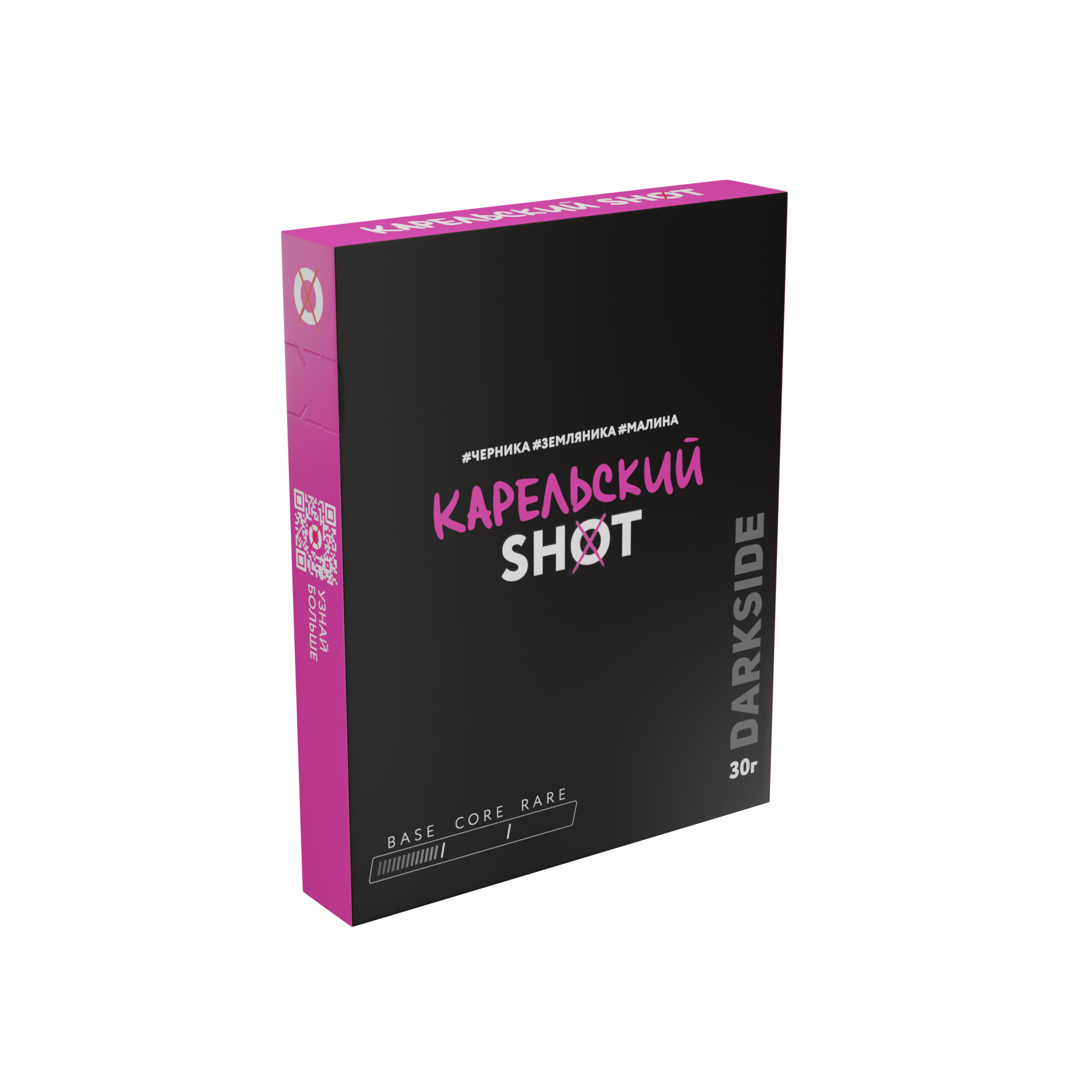 Табак для кальяна - Darkside - Shot - Карельский Панч ( с ароматом черника, земляника, малина ) - 30 г