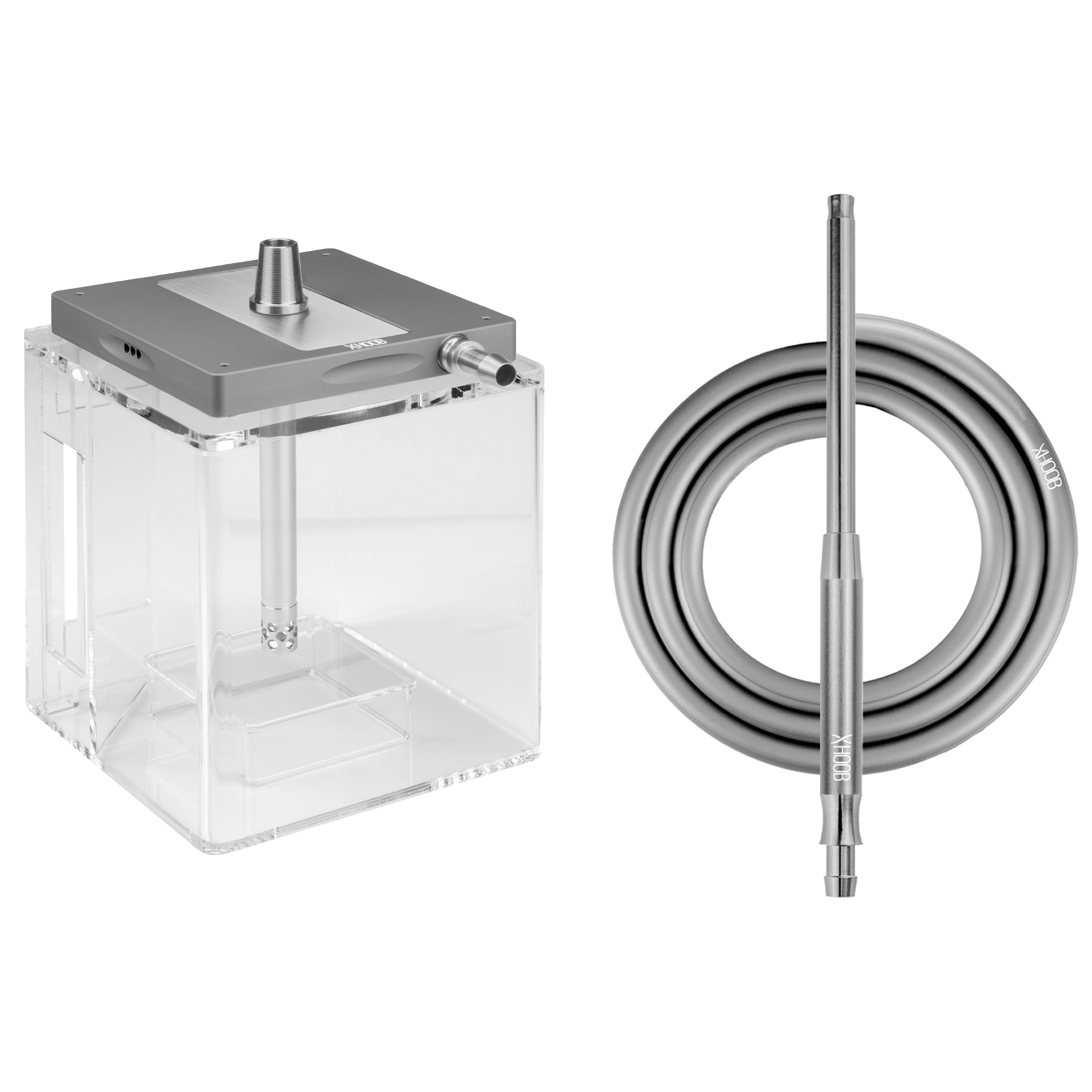 Кальян - Hoob - Atom - Space Gray - BOX - БЕЗ КОЛБЫ