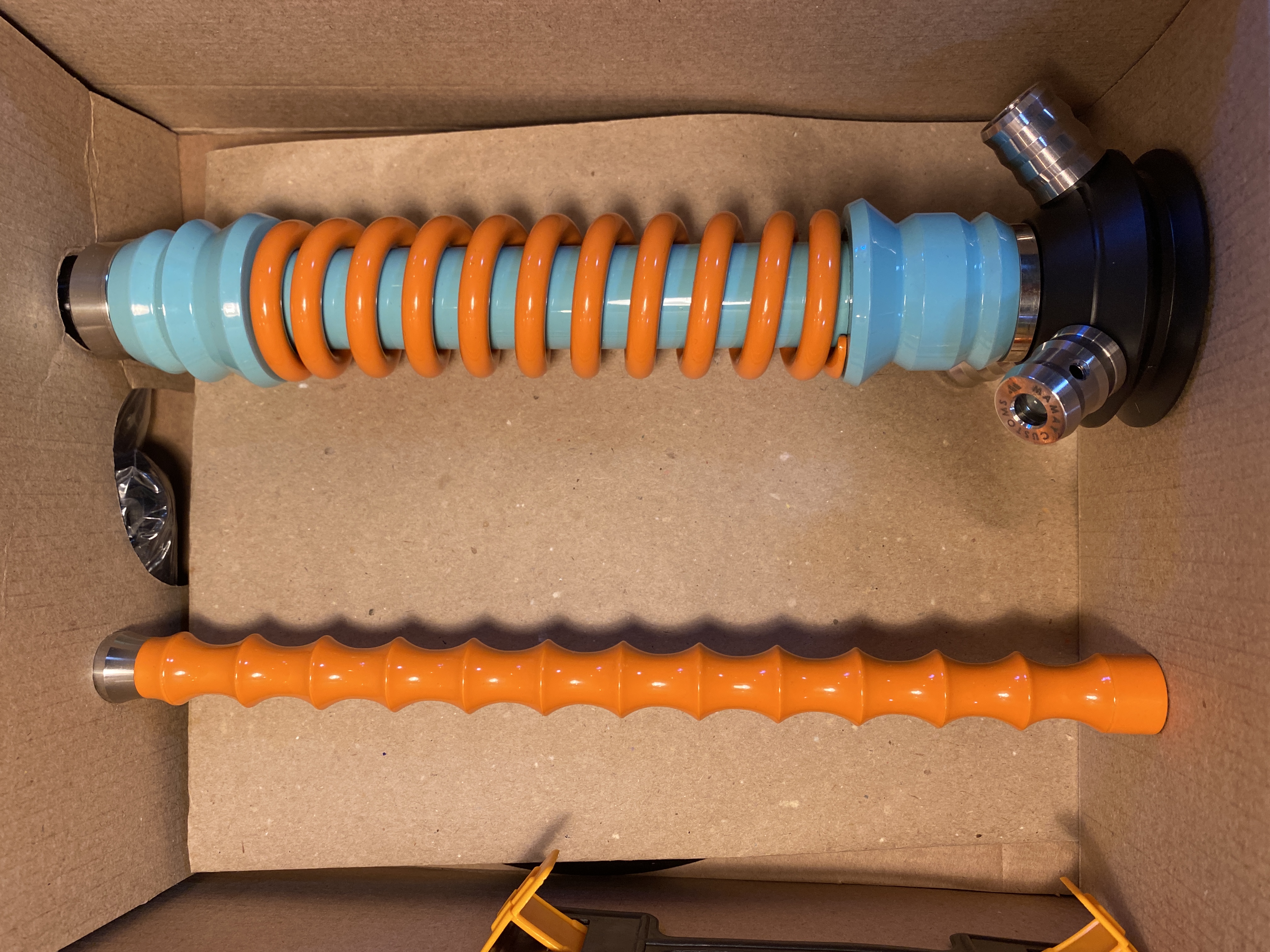 Кальян - Mamay - Coilovers Mini - ( Мята Шахта - Оранжевая спираль )