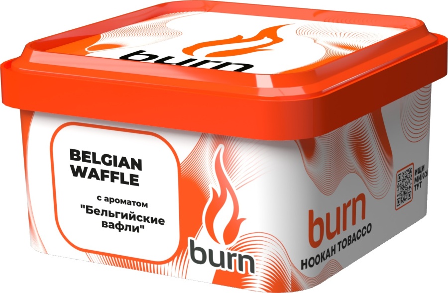 Табак для кальяна - Burn - BELGIAN WAFFLE - ( с ароматом БЕЛЬГИЙСКИЕ ВАФЛИ ) - 200 г