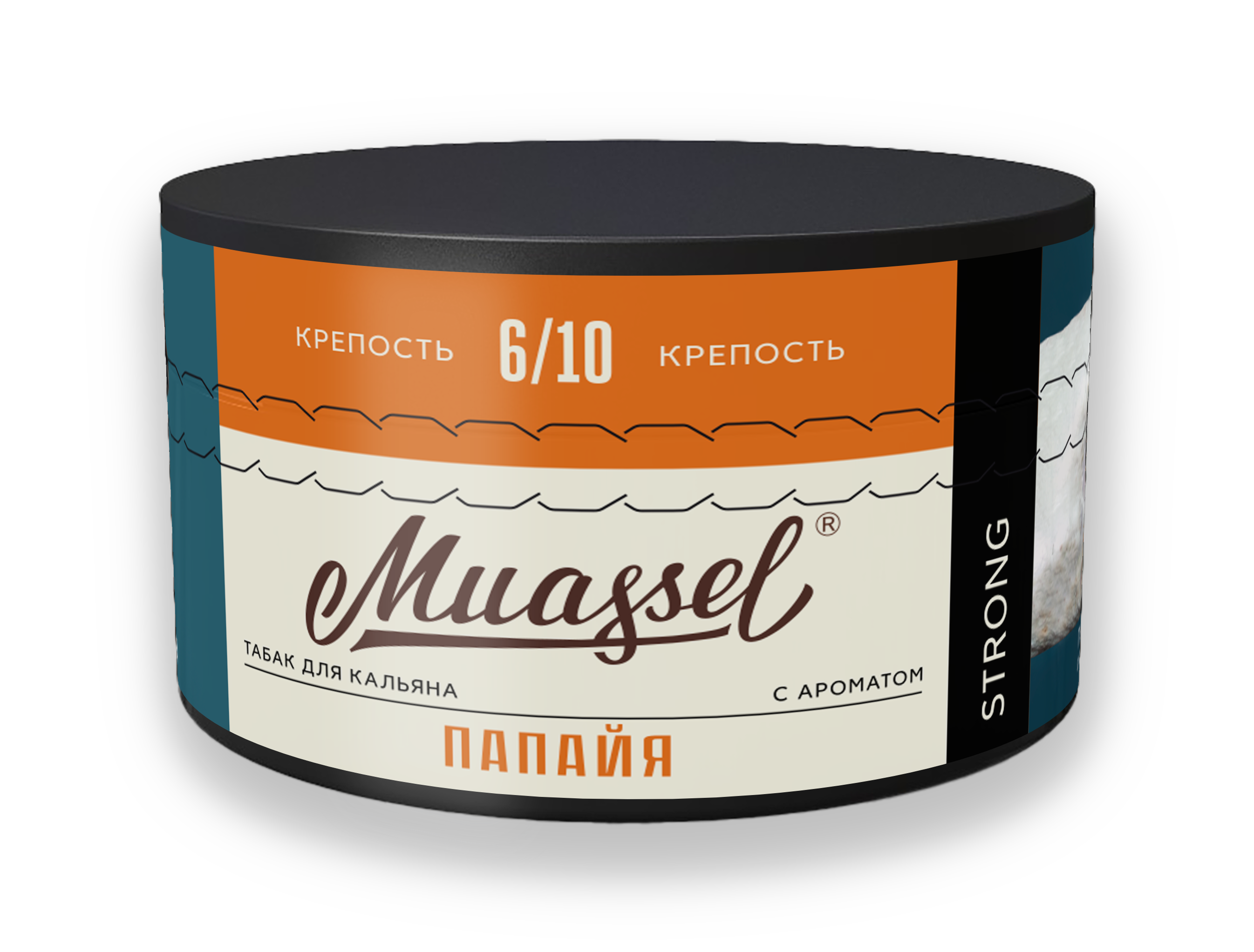 Табак для кальяна - Muassel Medium 4/10 - ПАПАЙЯ ( с ароматом папайя ) - 200 г