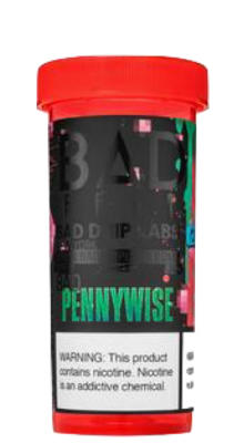 Жидкость BAD DRIP (щелочь) - PENNYWISE (клубнично-арбузная жвачка) - 30 мл