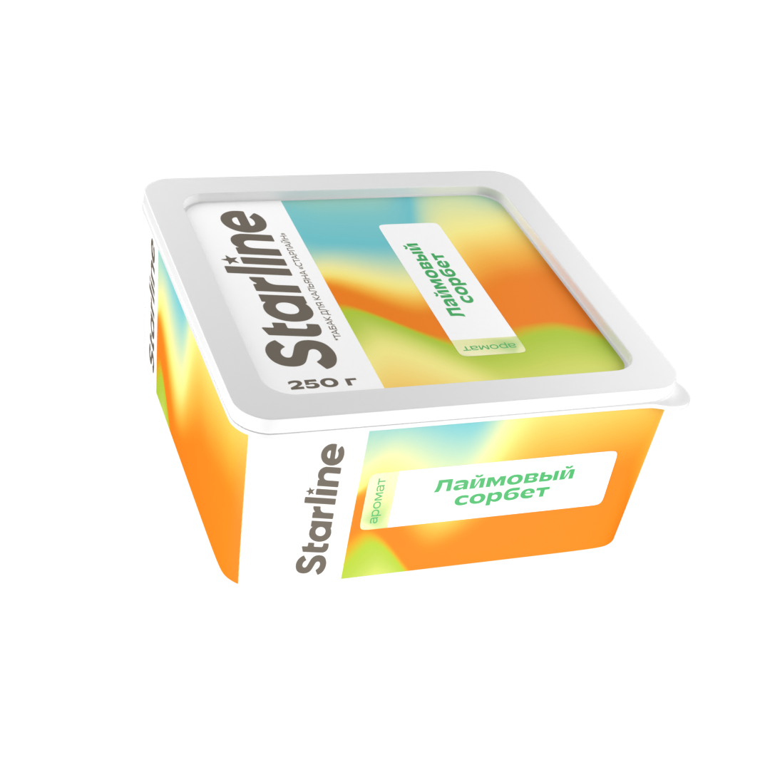Табак для кальяна - Starline - ЛАЙМОВЫЙ СОРБЕТ ( с ароматом лаймовый сорбет ) - 250 г