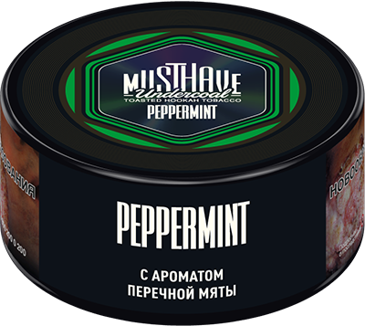 Табак для кальяна - Must Have - Peppermint ( с ароматом перечная мята ) - small size - 25 г