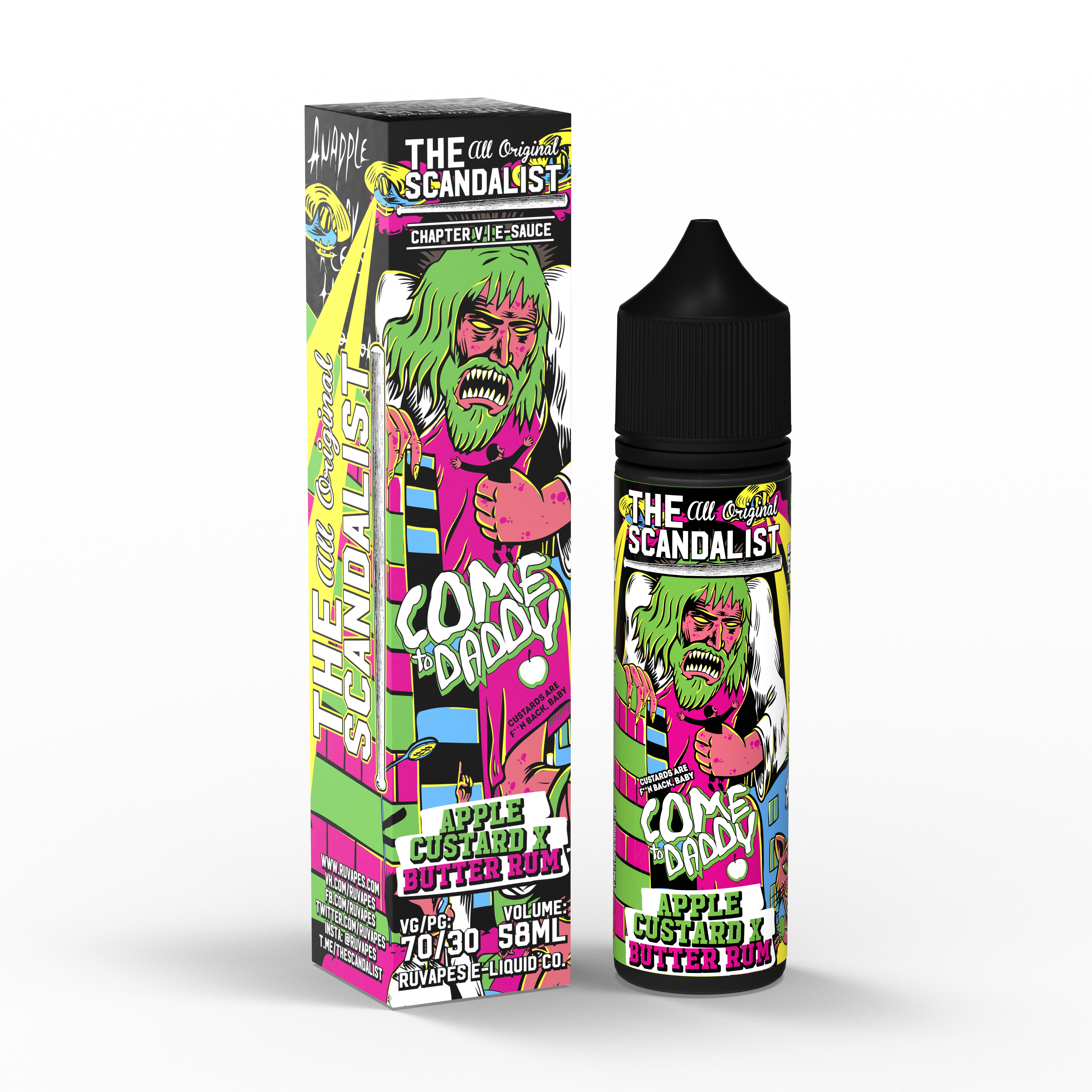 Жидкость - The Scandalist - 0 mg - Come to Daddy - 58 ml