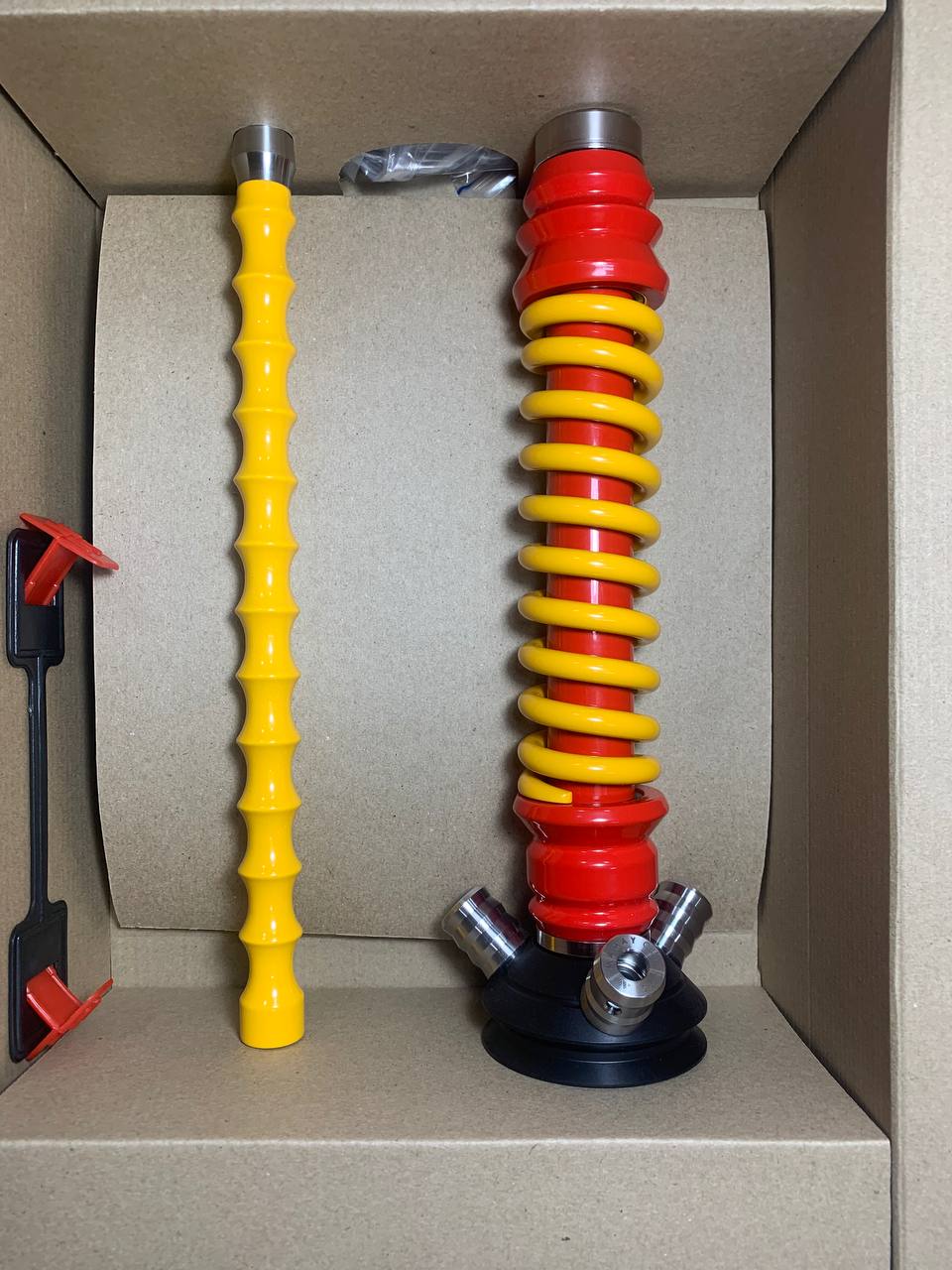 Кальян - Mamay - Coilovers Mini - ( Красная шахта - желтая спираль )