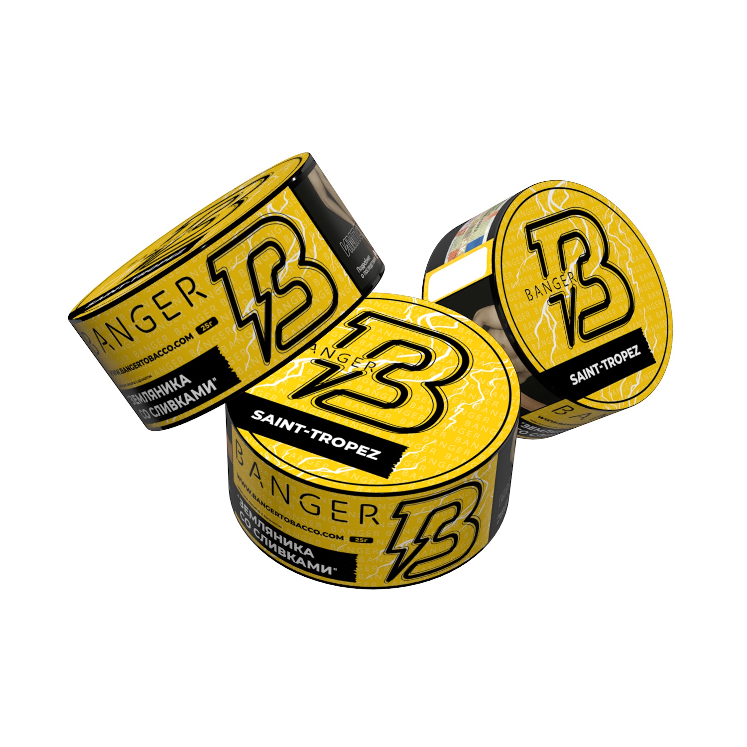 Табак для кальяна - Banger - Saint-Tropez - ( с ароматом земляника со сливками ) - 25 г