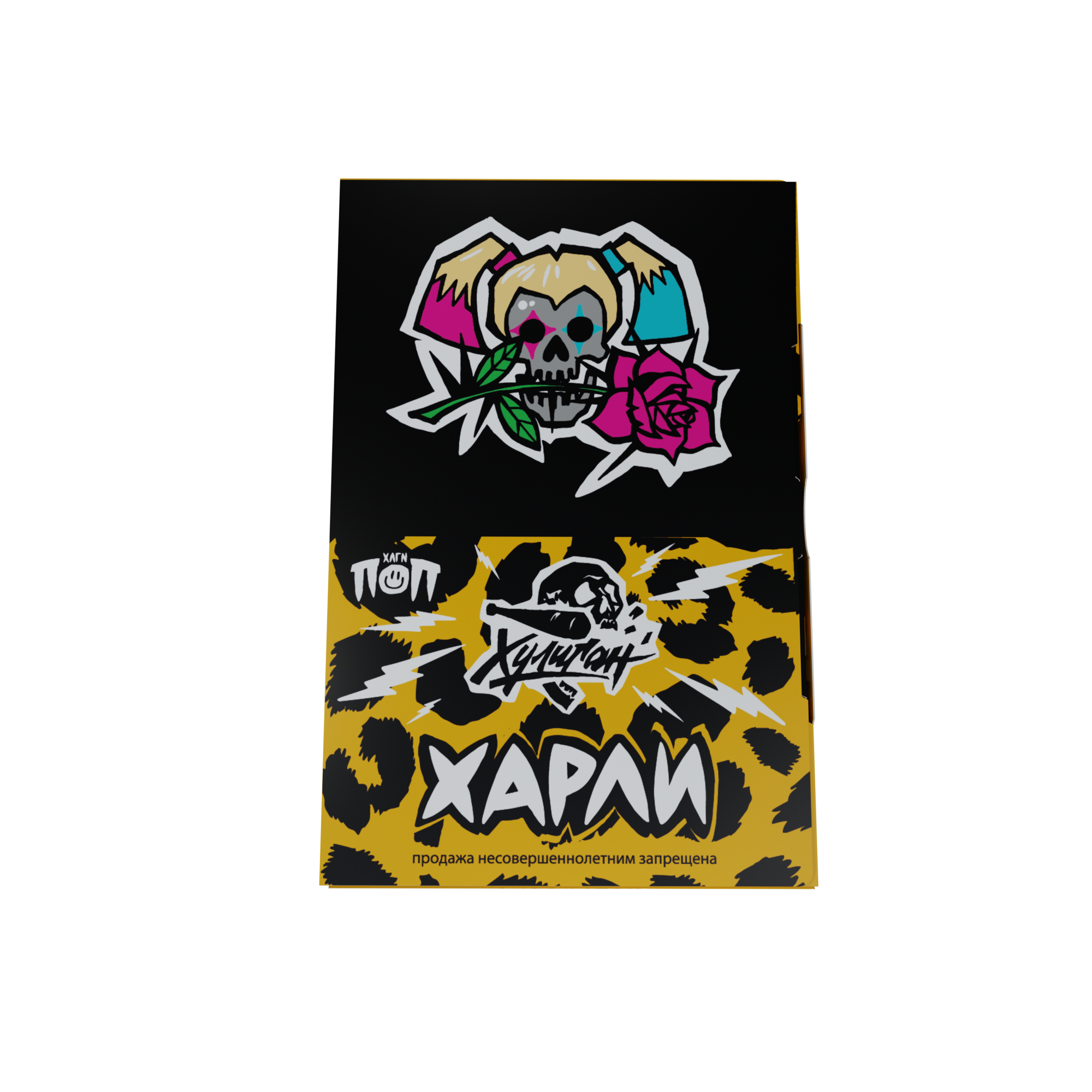 Табак для кальяна - Хулиган поп - Харли ( с ароматом розовый персик ) - 25 г