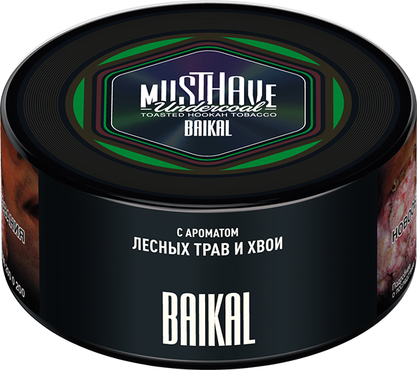 Табак для кальяна - Must Have - Baikal ( с ароматом хвоя и эвкалипт ) 125 г