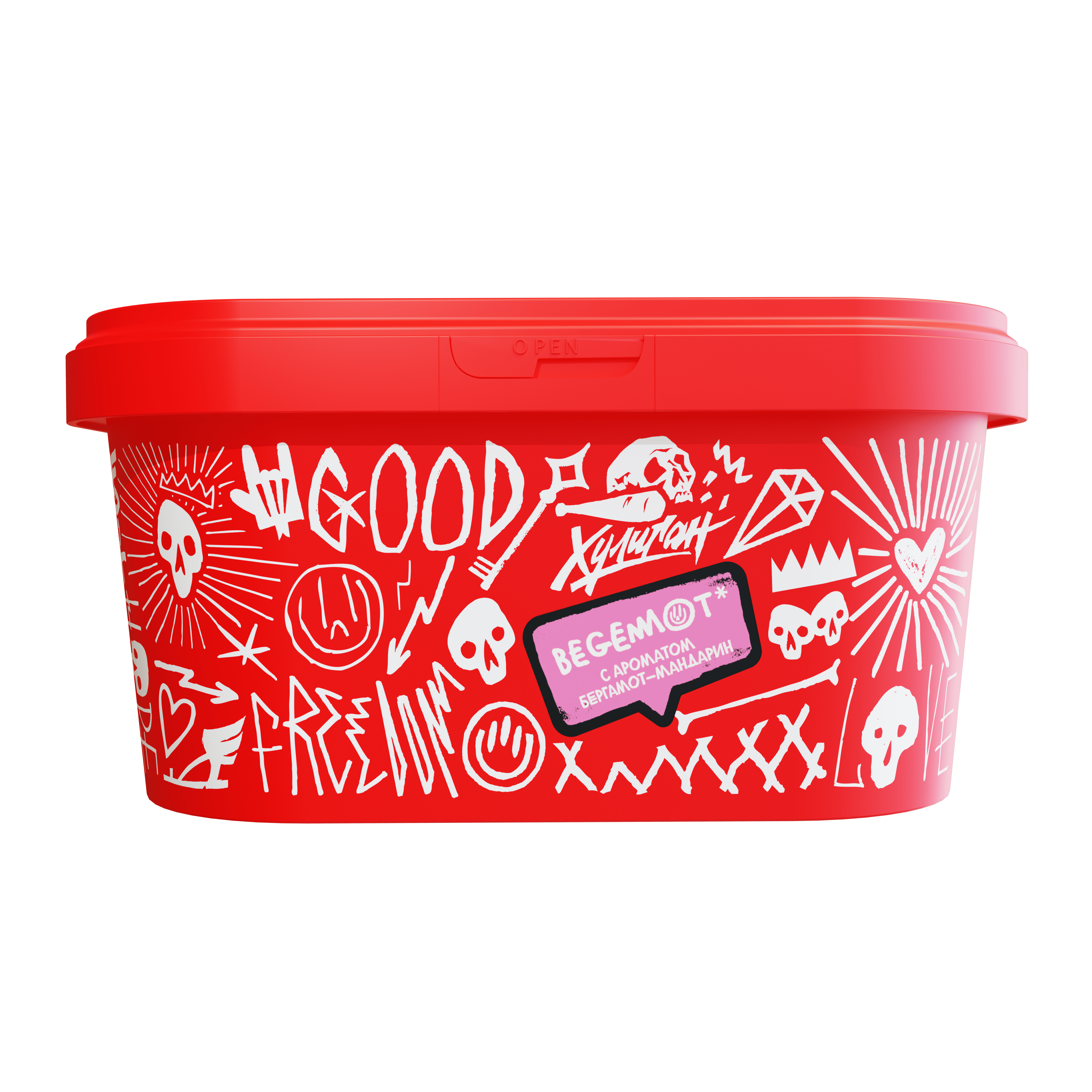 Табак для кальяна - Хулиган - BEGEMOT ( с ароматом мандарин бергамот ) - 200 г