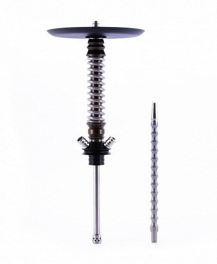 Кальян - Mamay - Coilovers Mini - ( Хром шахта - Бронза спираль  )