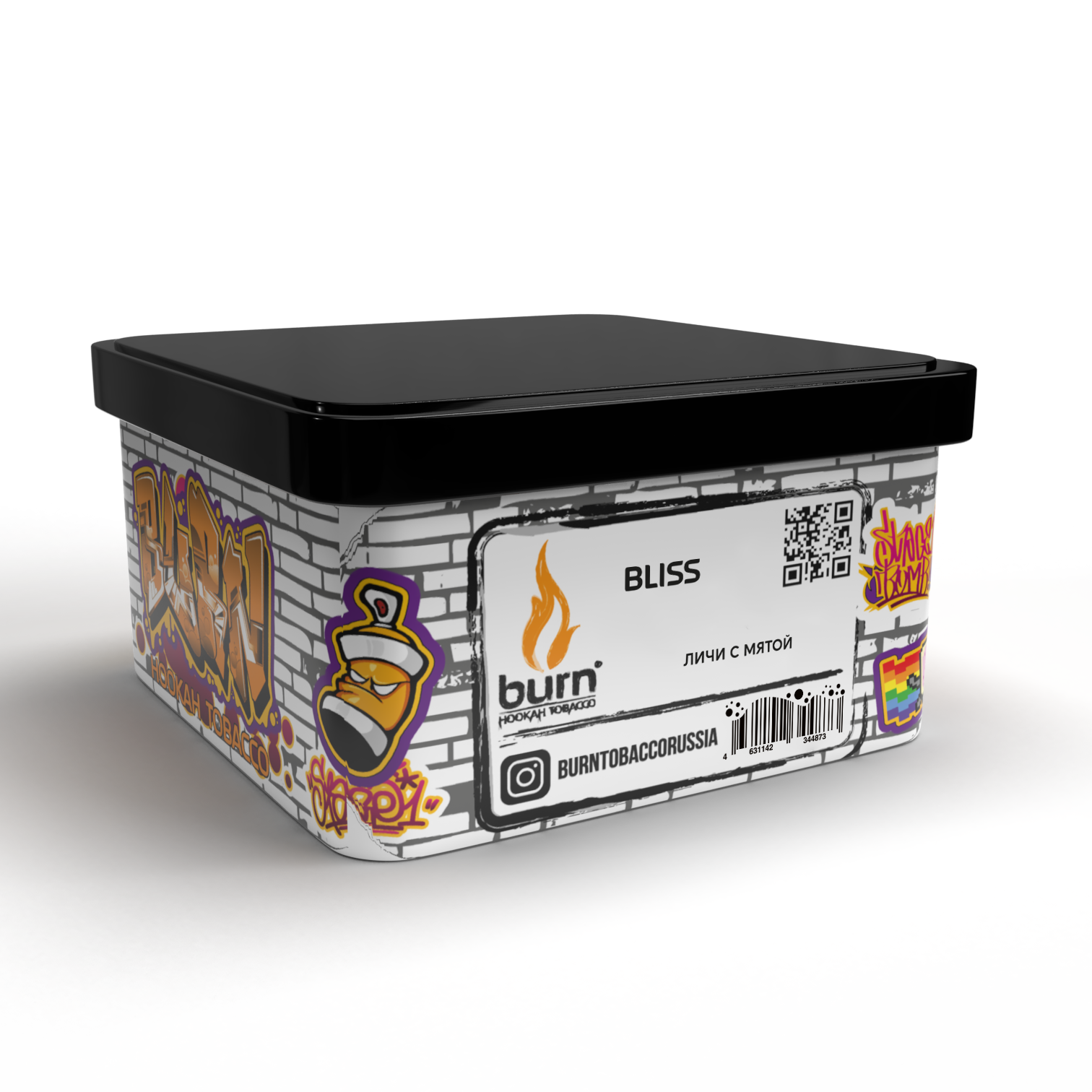 Табак для кальяна - Burn - BLISS - ( с ароматом личи мята ) - 200 г