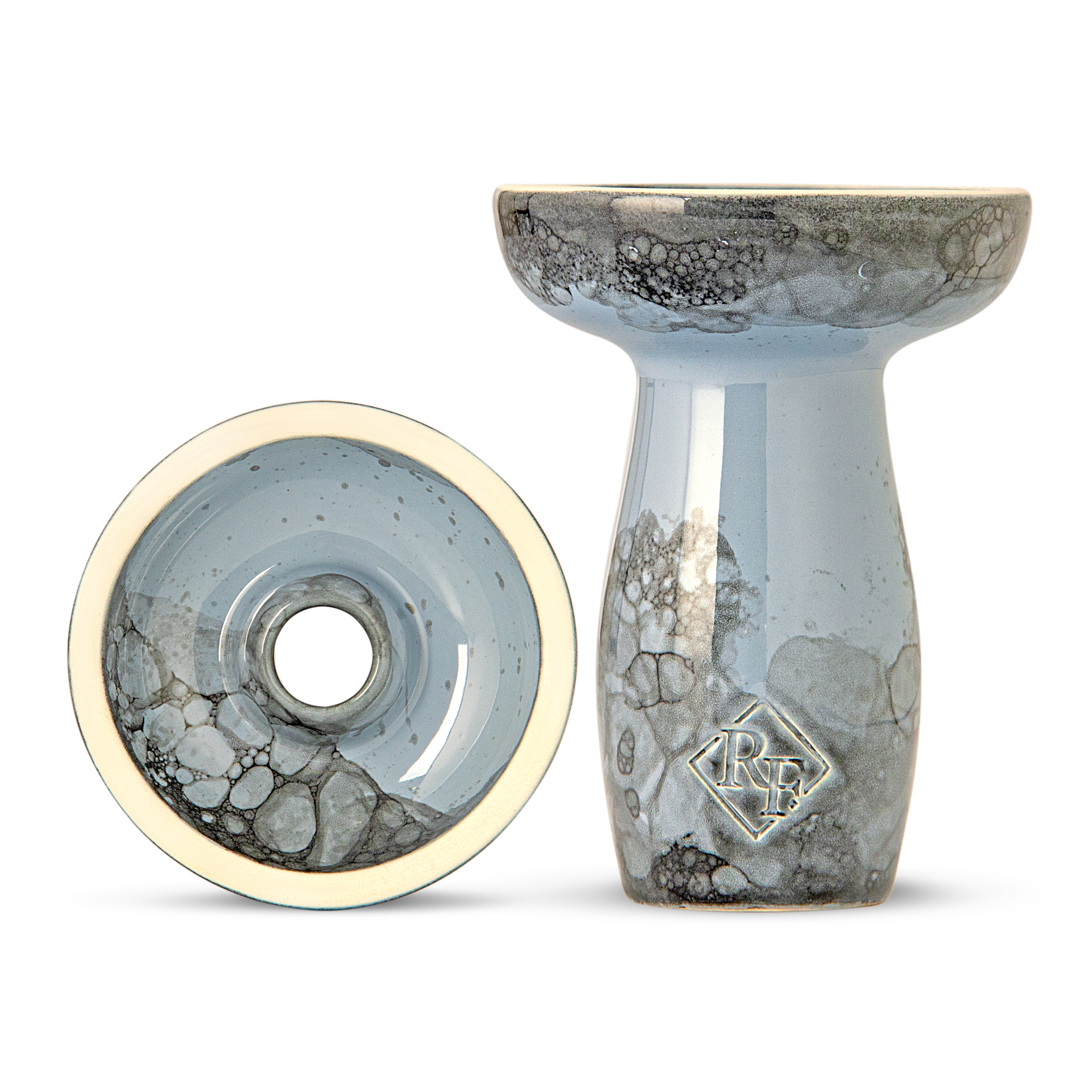 Чаша для кальяна - RF - Mushroom ( M ) - Cyan ( фанэл )