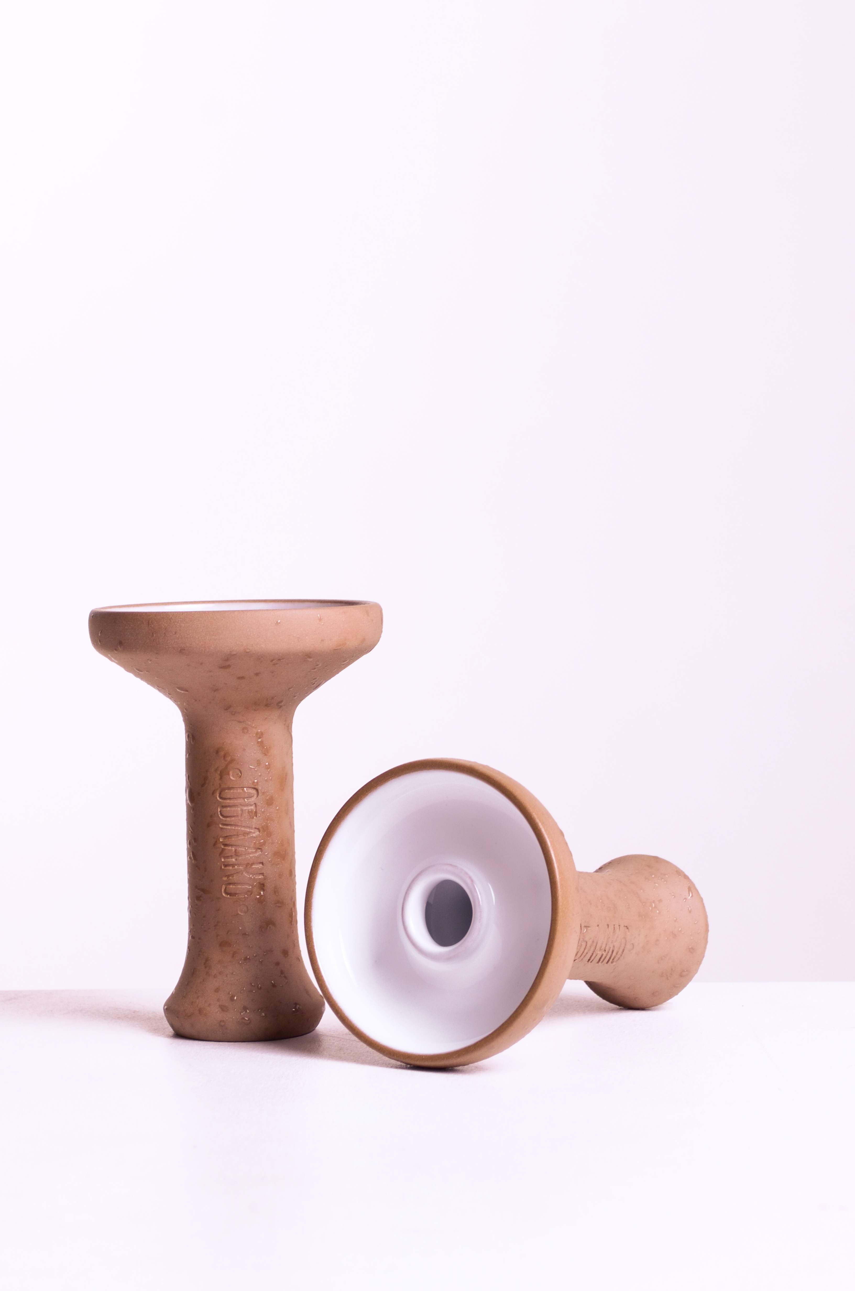 Чаша для кальяна - Облако - Mono - L - Phunnel - бежевый с белой ( фанэл )