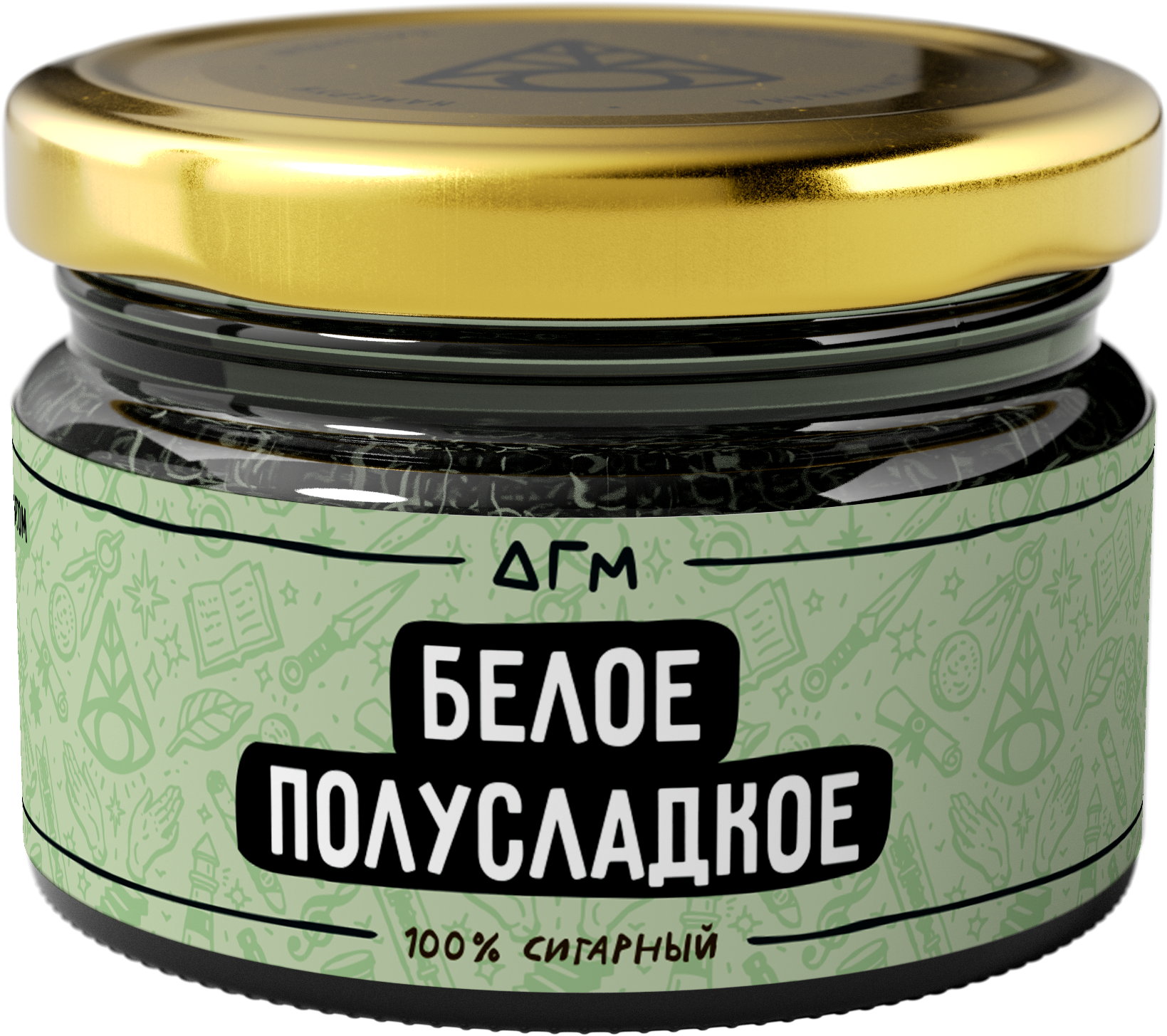 Табак для кальяна - Dogma - БЕЛОЕ ПОЛУСЛАДКОЕ ( с ароматом белое вино ) - 80 г