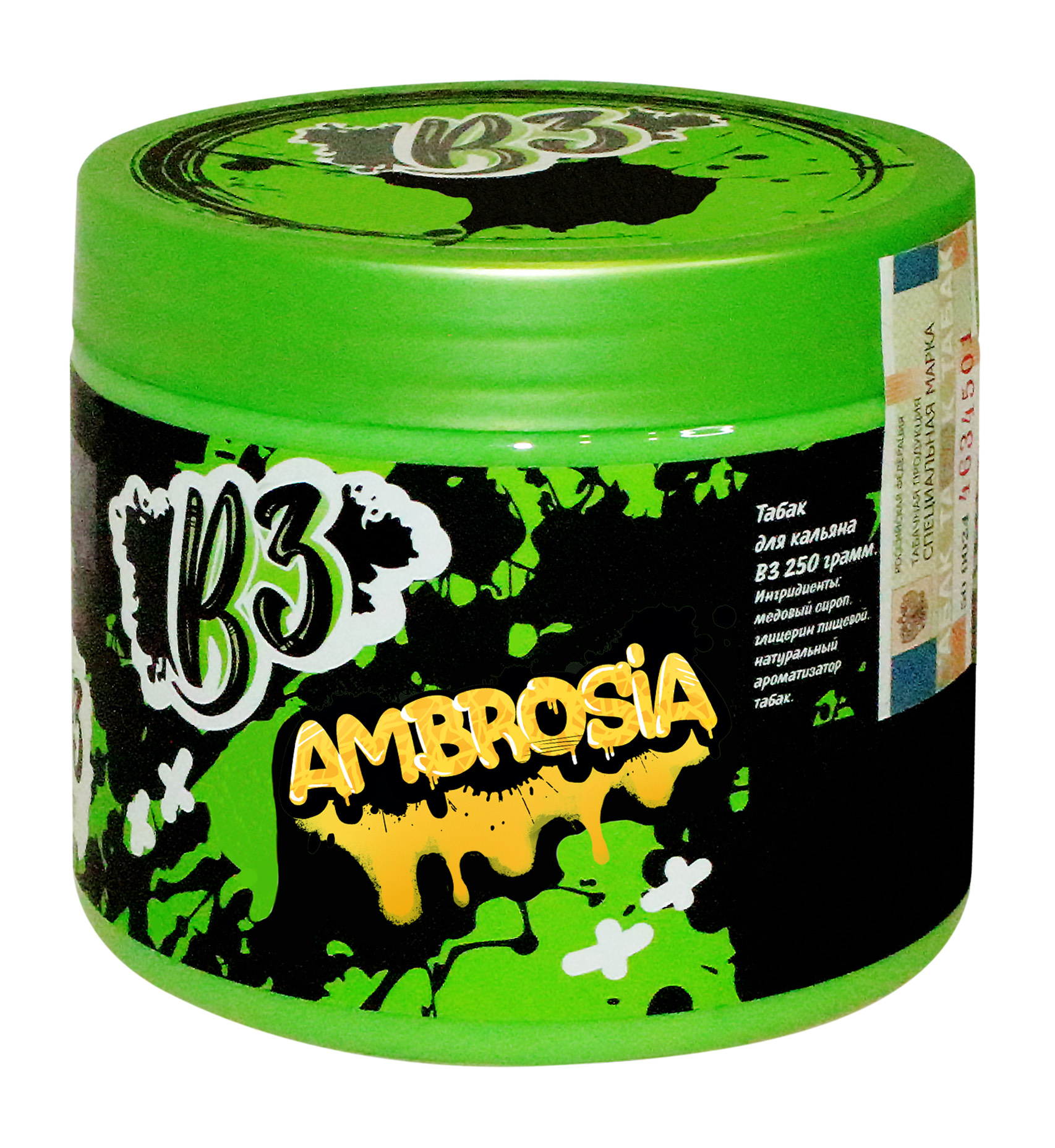 Табак для кальяна - B3 - Ambrosia ( с ароматом Дыня, Клубника ) - 250 г