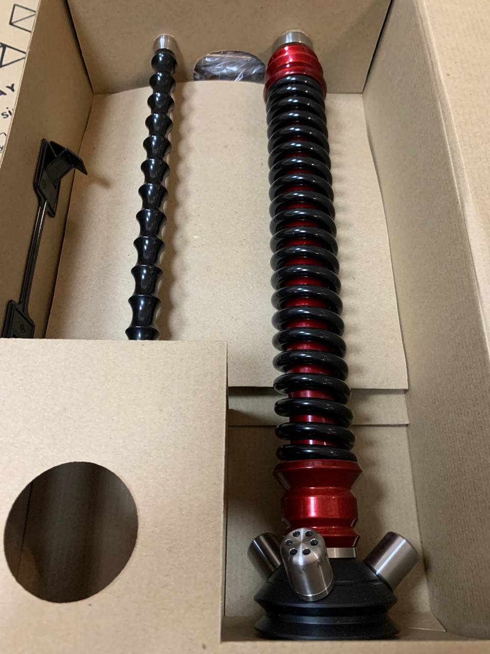 Кальян - Mamay - Coilovers - ( Красный Лак - Черная пружина ) - 1.11