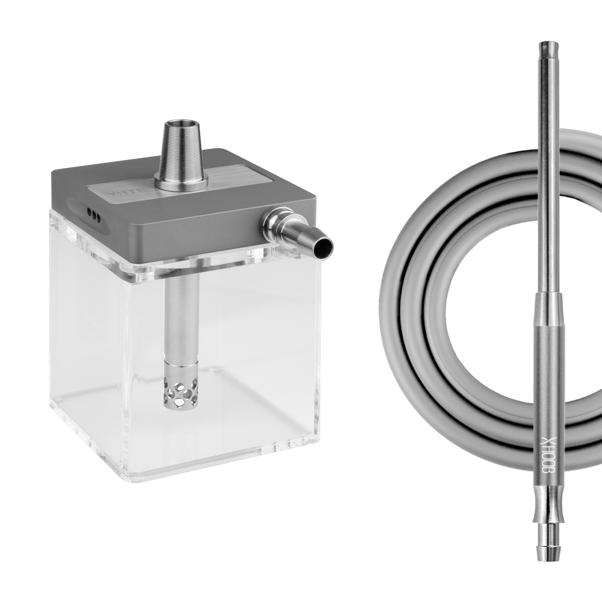 Кальян - Hoob - subAtom - Space Grey ( Steel ) (box)