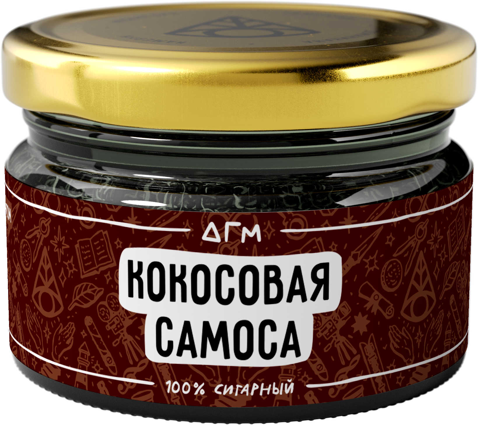 Табак для кальяна - Dogma - КОКОСОВАЯ САМОСА ( с ароматом индийский кокосовый пирог ) - 80 г