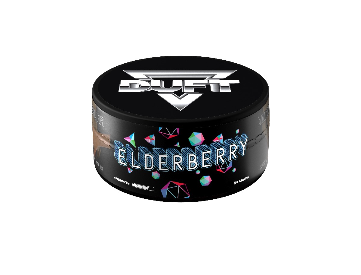 Табак для кальяна - Duft - Elderberry ( с ароматом бузина ) - 80 г