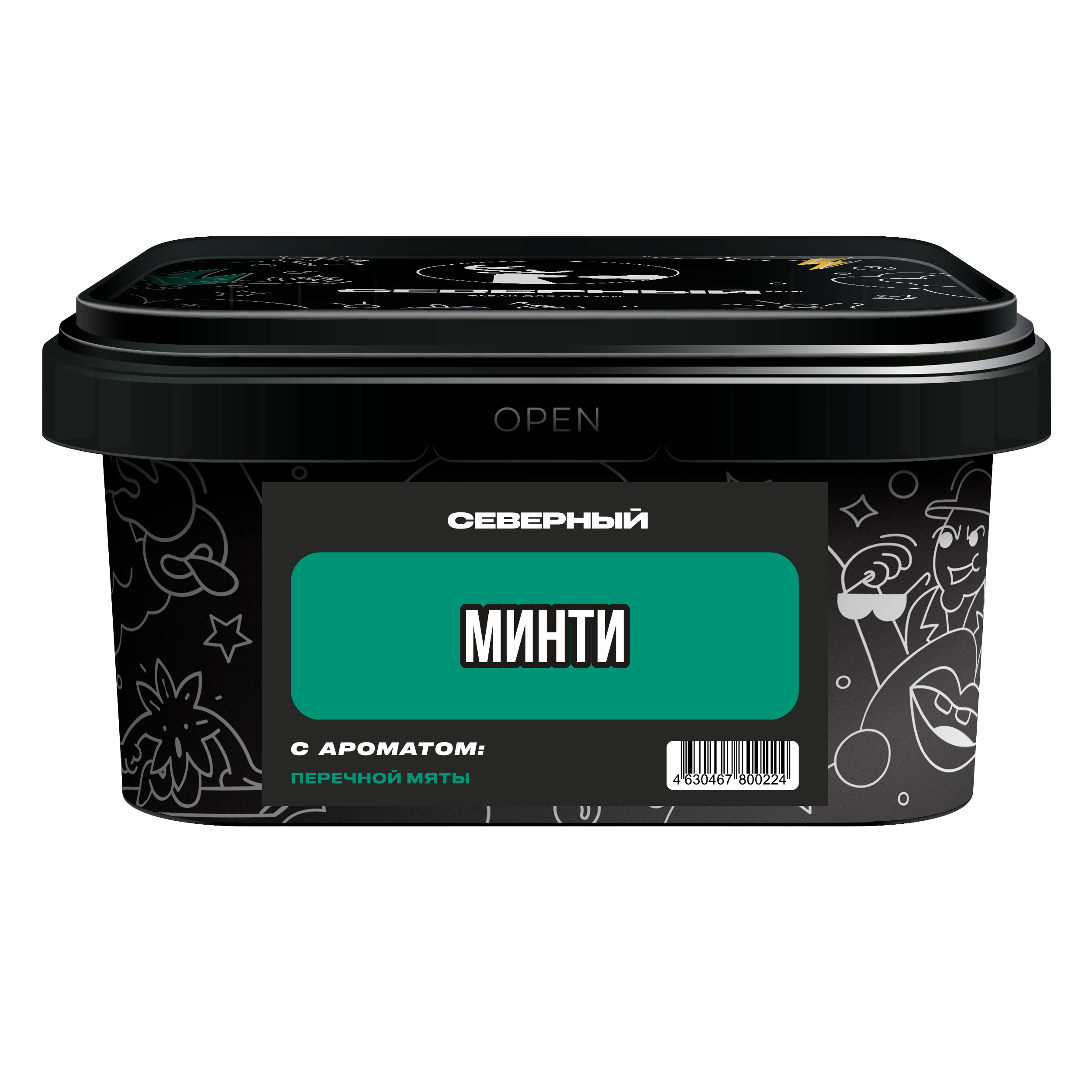 Табак для кальяна - Северный - МИНТИ ( с ароматом перечная мята ) - 200 г