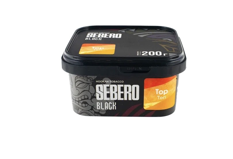 Табак для кальяна - Sebero black - TOP ( с ароматом клубника кукуруза лед ) - 200 г