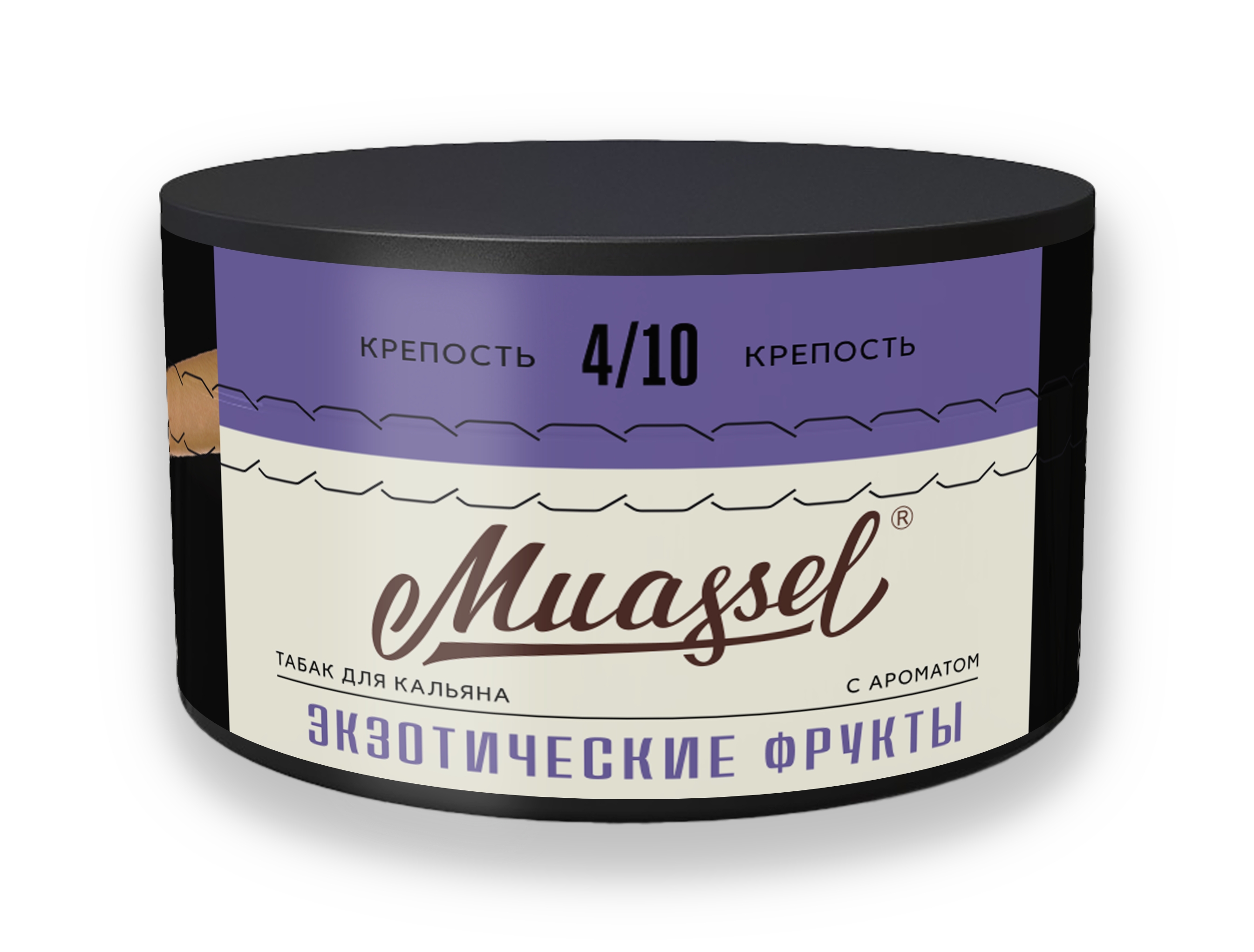 Табак для кальяна - Muassel Medium 4/10 - ЭКЗОТИЧЕСКИЕ ФРУКТЫ ( с ароматом маракуйя, гуава, киви, манго ) - 200 г