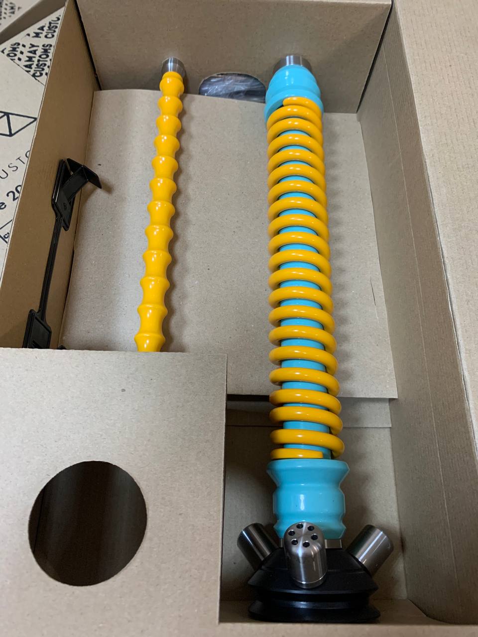 Кальян - Mamay - Coilovers - ( Мята шахта - Желтый спираль )