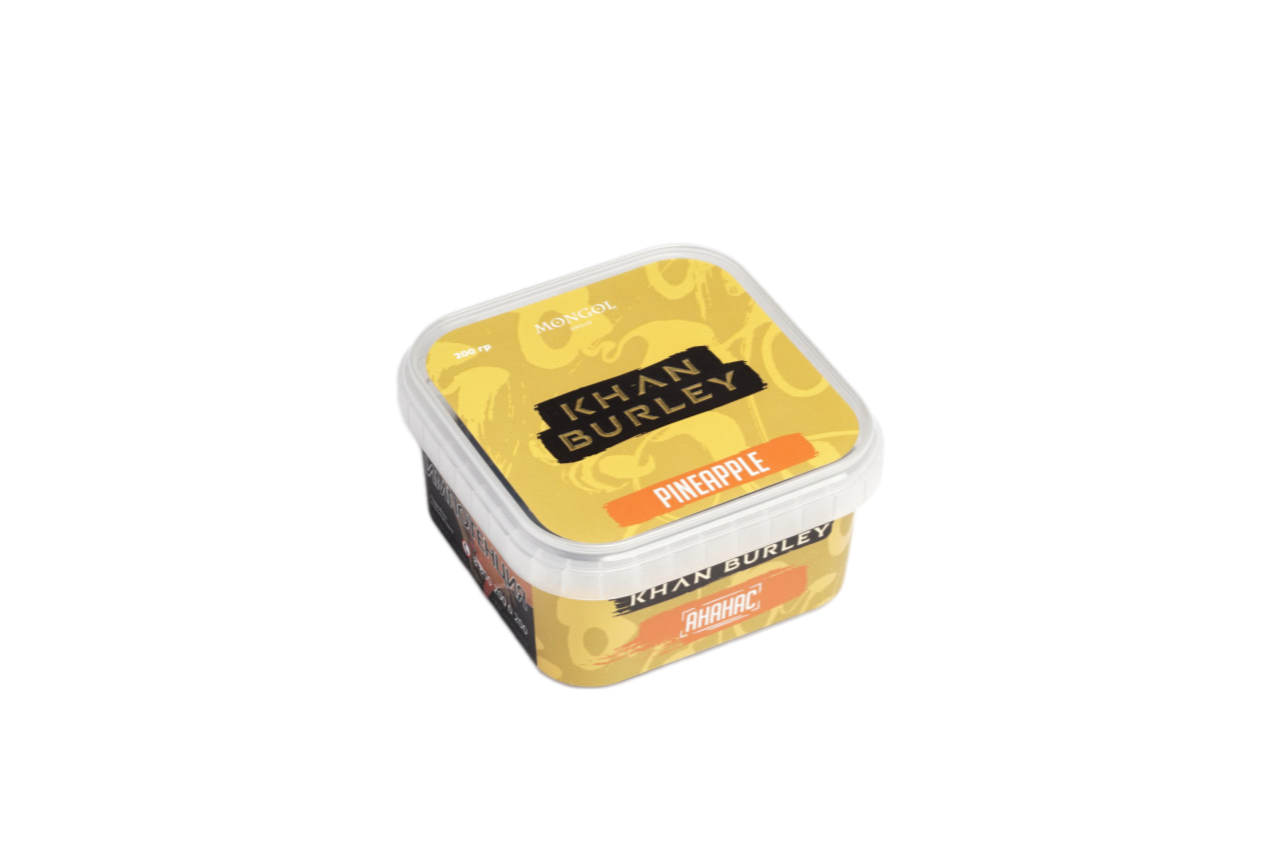 Табак для кальян - Khan Burley - PINEAPPLE ( с ароматом ананас ) - 200 г