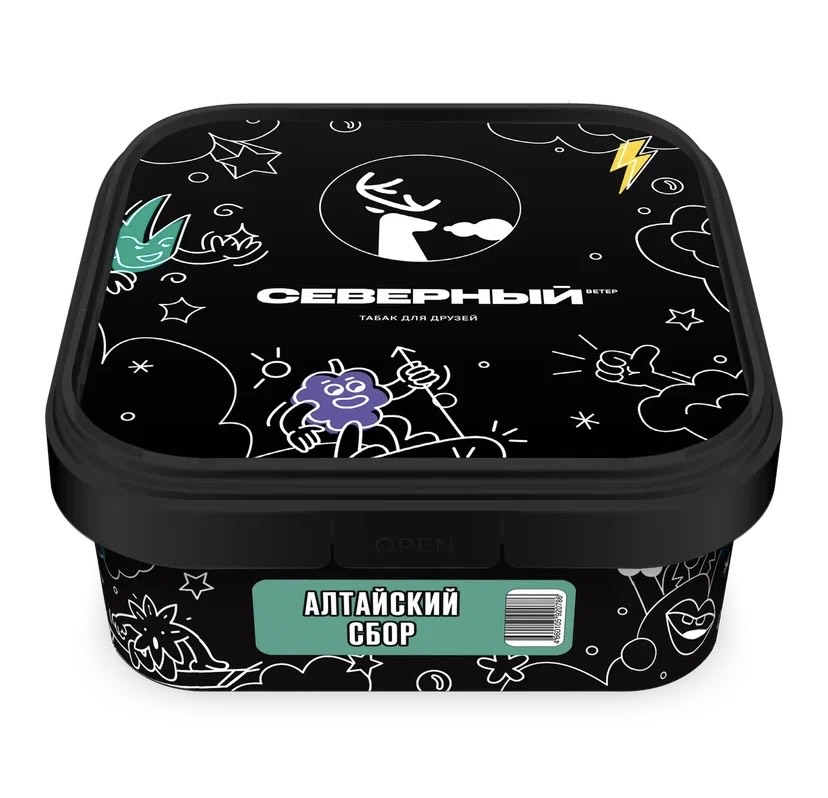 Табак для кальяна - Северный - АЛТАЙСКИЙ СБОР ( с ароматом алтайские травы ) - 200 г
