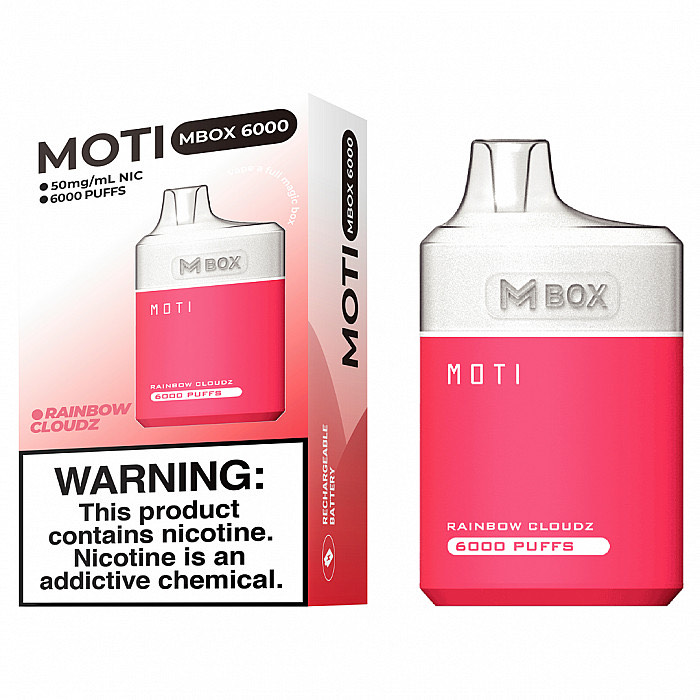 MOTI MBOX - RAINBOW CLOUDZ  - 6000 ( подзарядка )