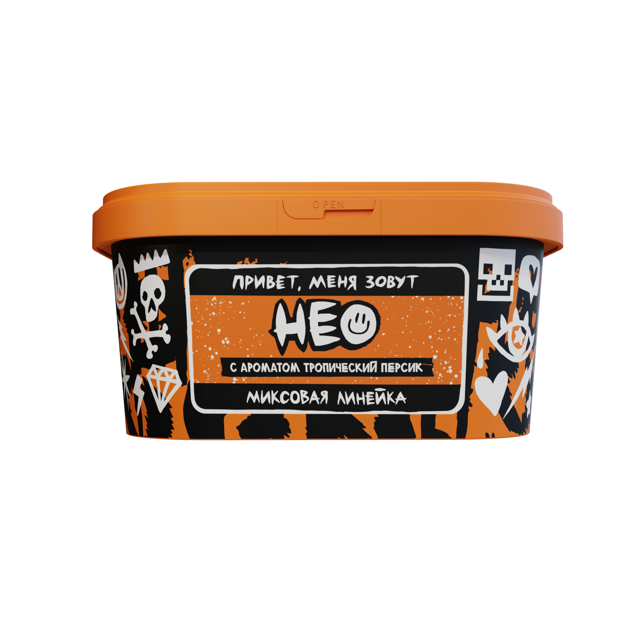 Табак для кальяна - Хулиган поп - НЕО ( с ароматом тропический персик ) - 200 г