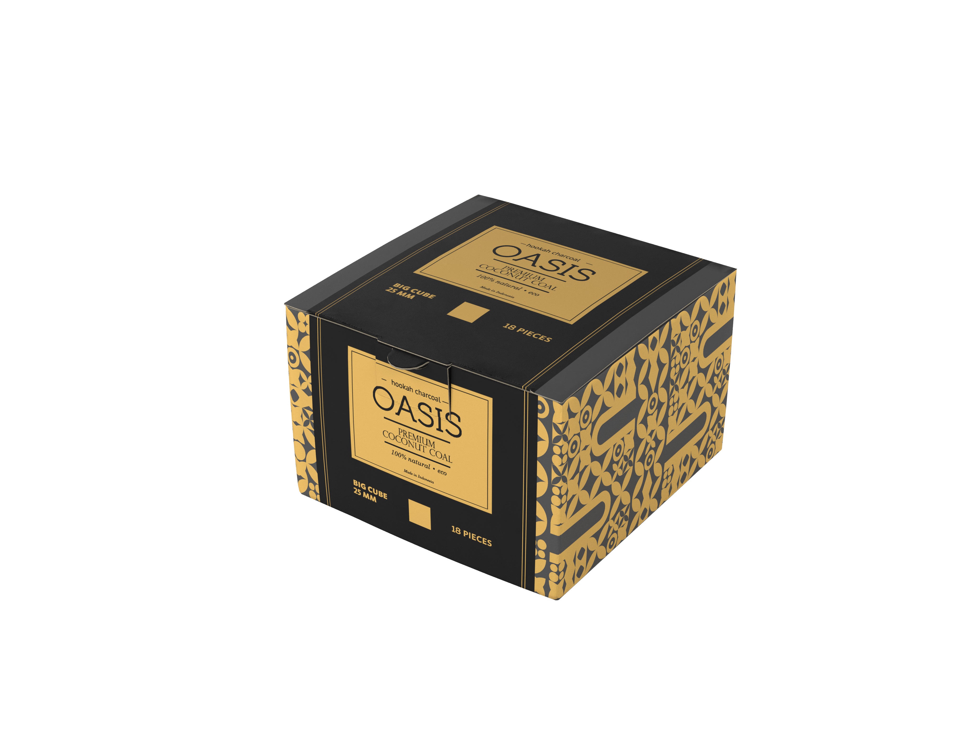 Уголь - Oasis - 25 mm - 250 гр