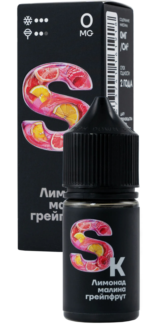 Жидкость для ЭСДН Smoke Kitchen SK - Лимонад Малина Грейпфрут ( с ароматом лимонад малина-грейпфрут ) - 10 мл, 20мг / см3 - ЧЗ