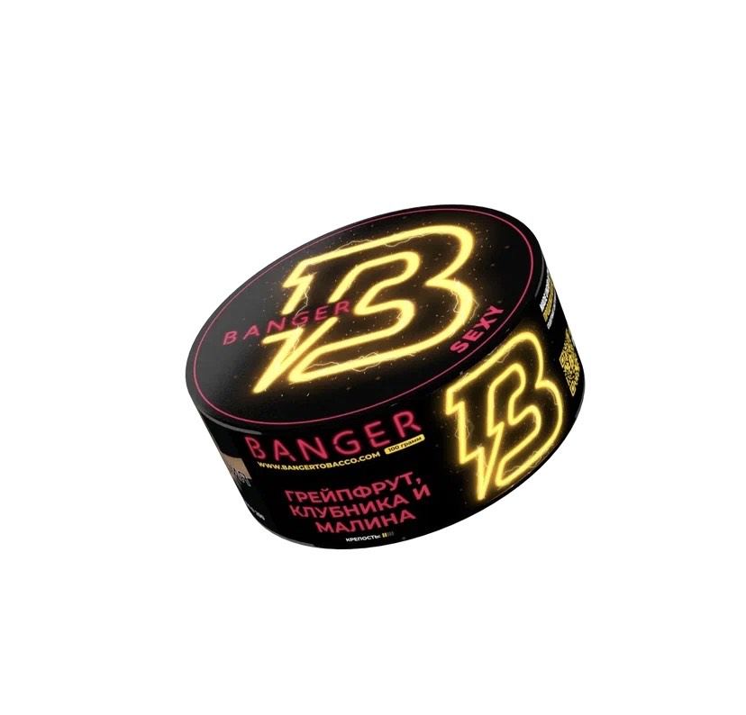 Табак для кальяна - Banger - Sexy - ( с ароматом Грейпфрут Клубника Малина ) - 100 г