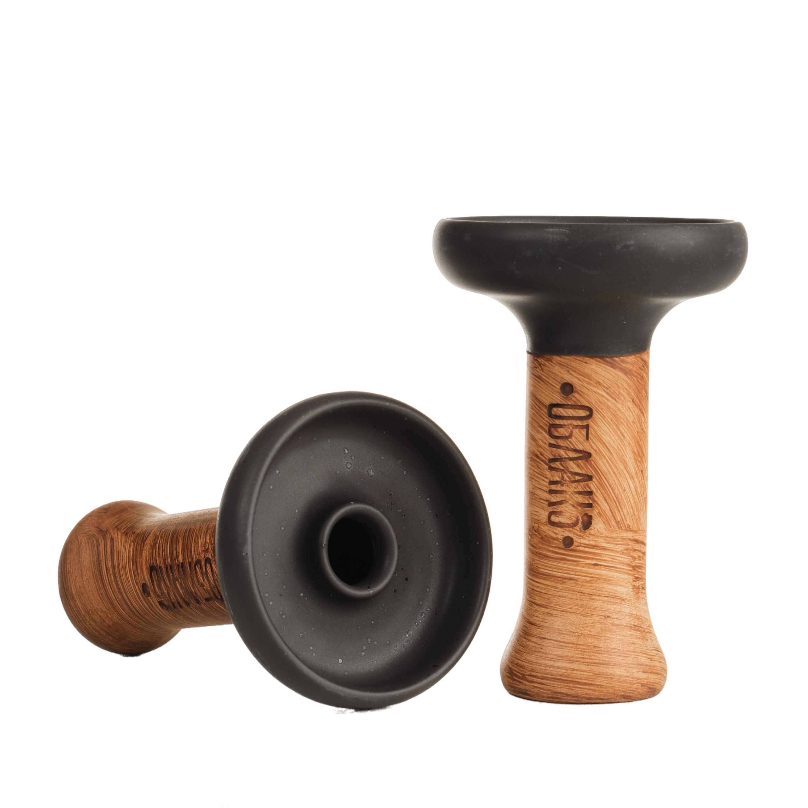 Чаша для кальяна - Облако - L - Phunnel Glaze - черный матовый ( фанэл )